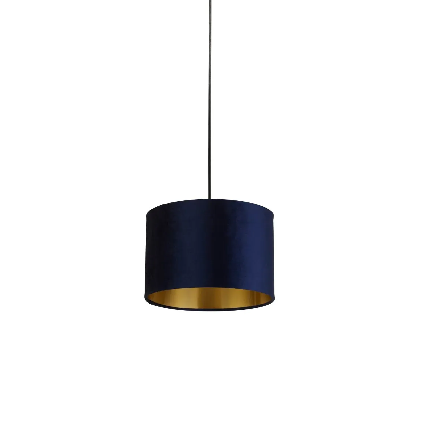 30cm Light Shade - Navy, Velvet alternate view