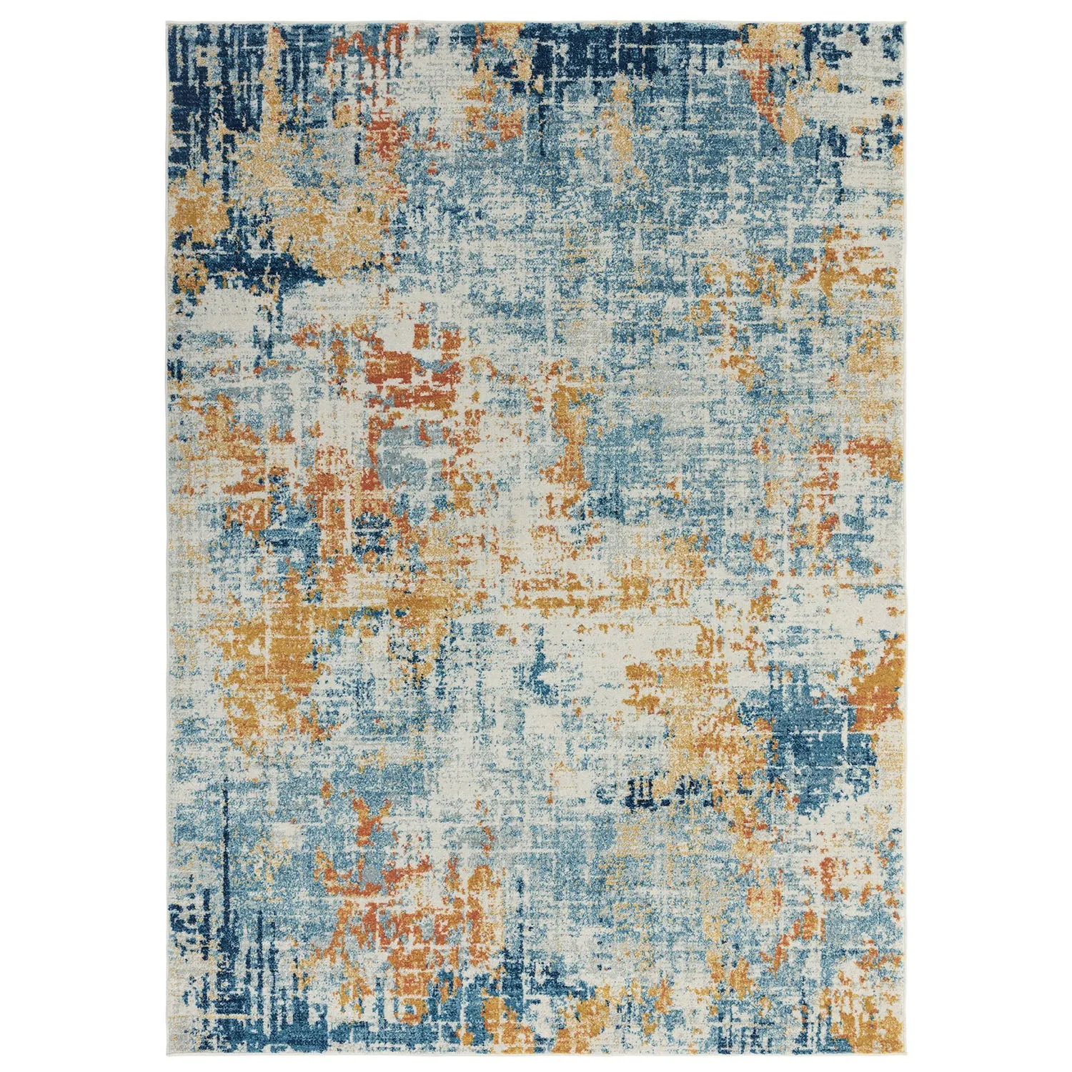 Nova Illusion NV39 Rug - Blue, Polypropylene alternate view