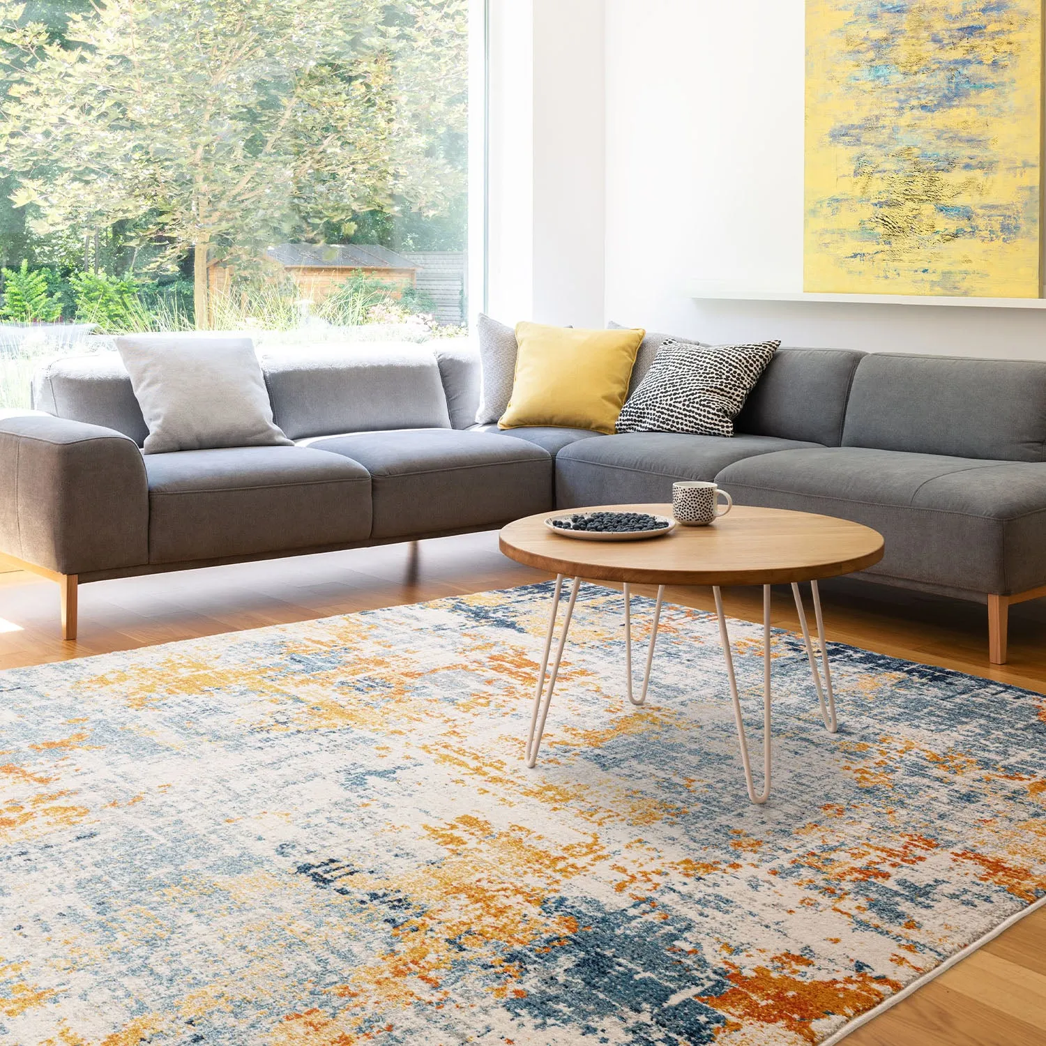 Nova Illusion NV39 Rug - Blue, Polypropylene product