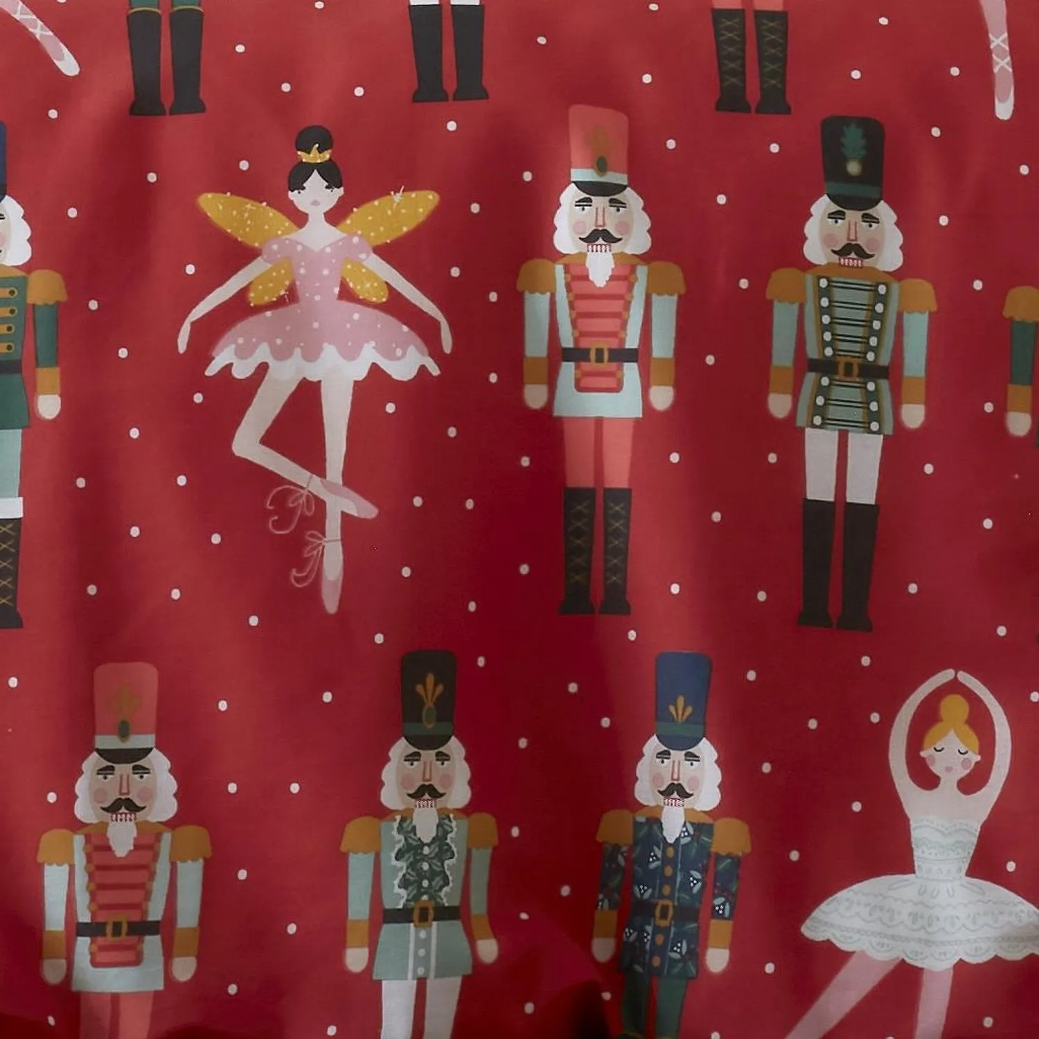 Nutcracker Double Reversible Duvet Set - Red by Julian Charles, image 2
