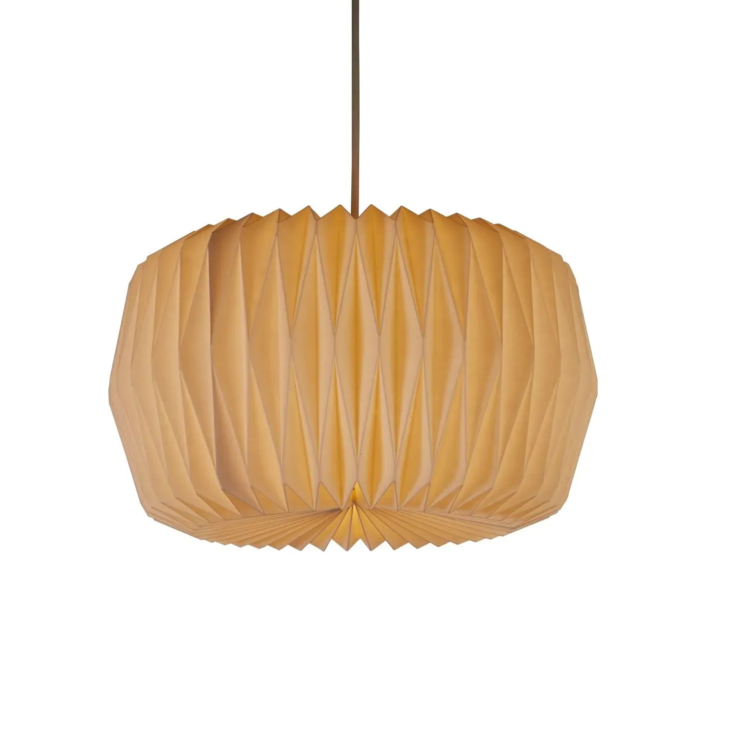 Origami Geo Light Shade - Natural by Julian Charles, alternate view