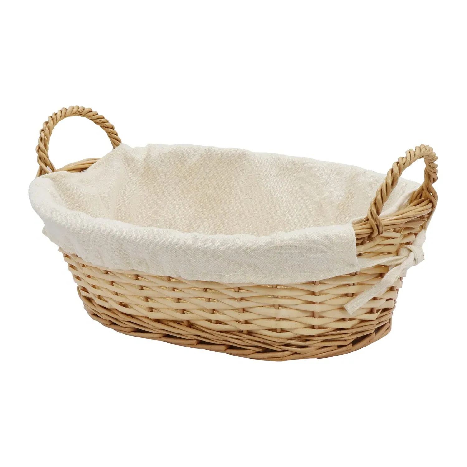 Oval Storage Basket - Honey, Willow