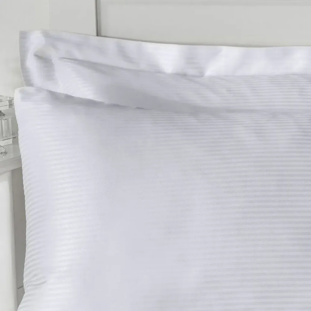 Oxford Pillowcase Pair 300TC - Grey, Satin