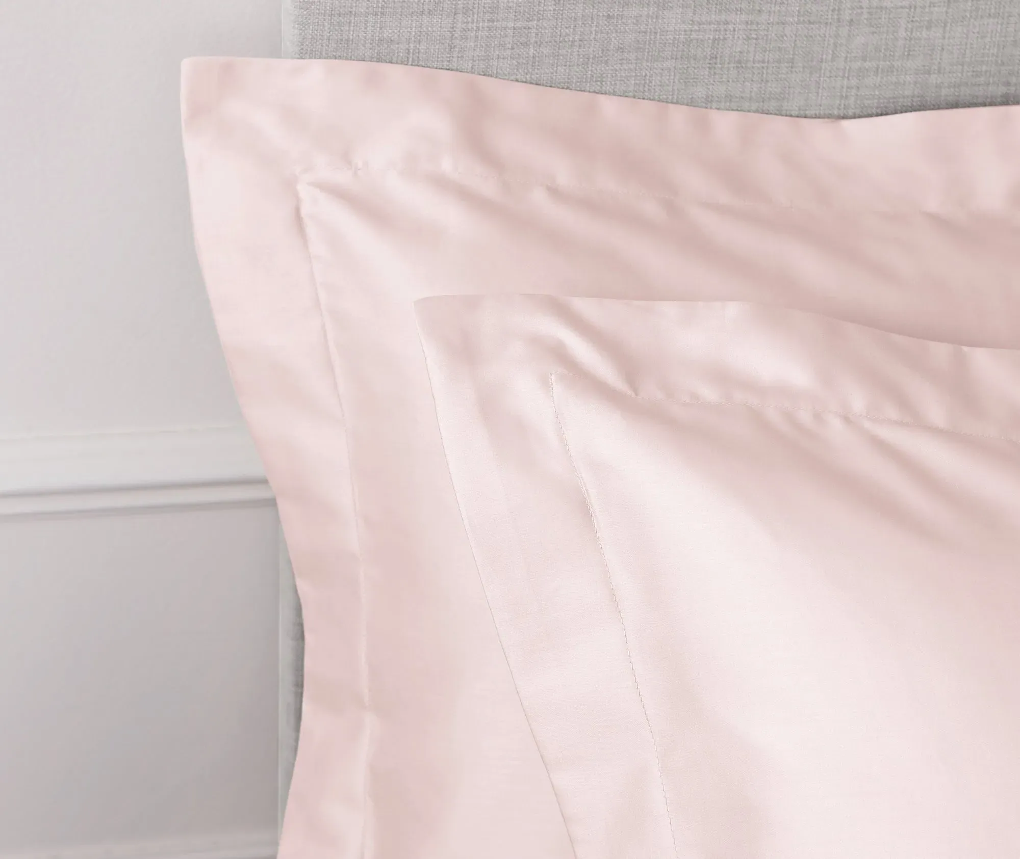 Oxford Pillowcase Pair 400TC - Pink, Cotton