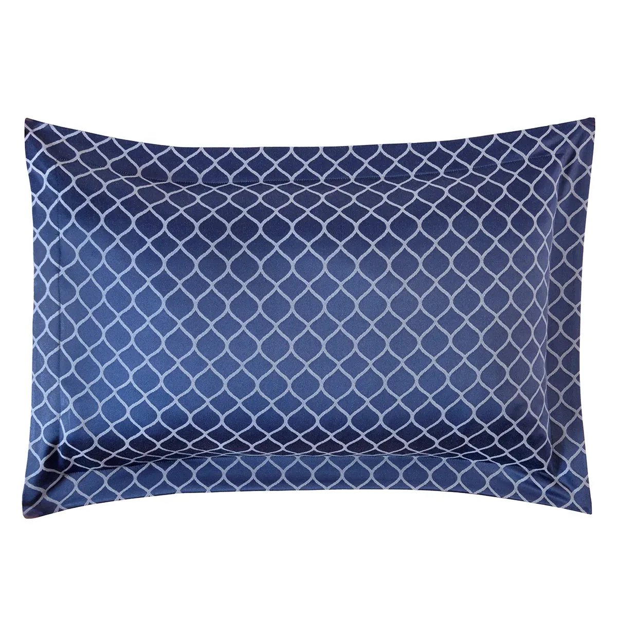 Oxford Pillowcase Pair - Blue, Jacquard image