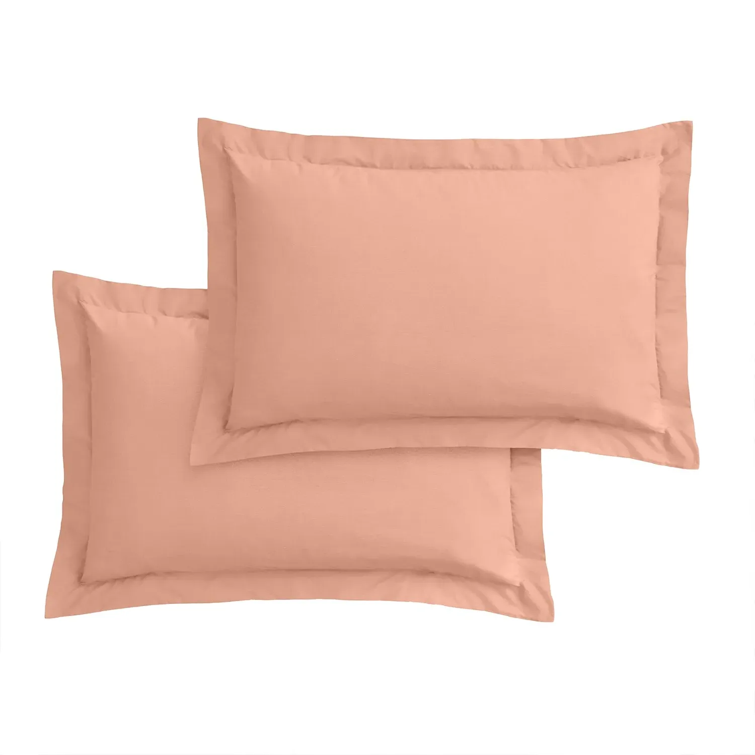 Oxford Pillowcase Pair - Clay, Cotton Percale image