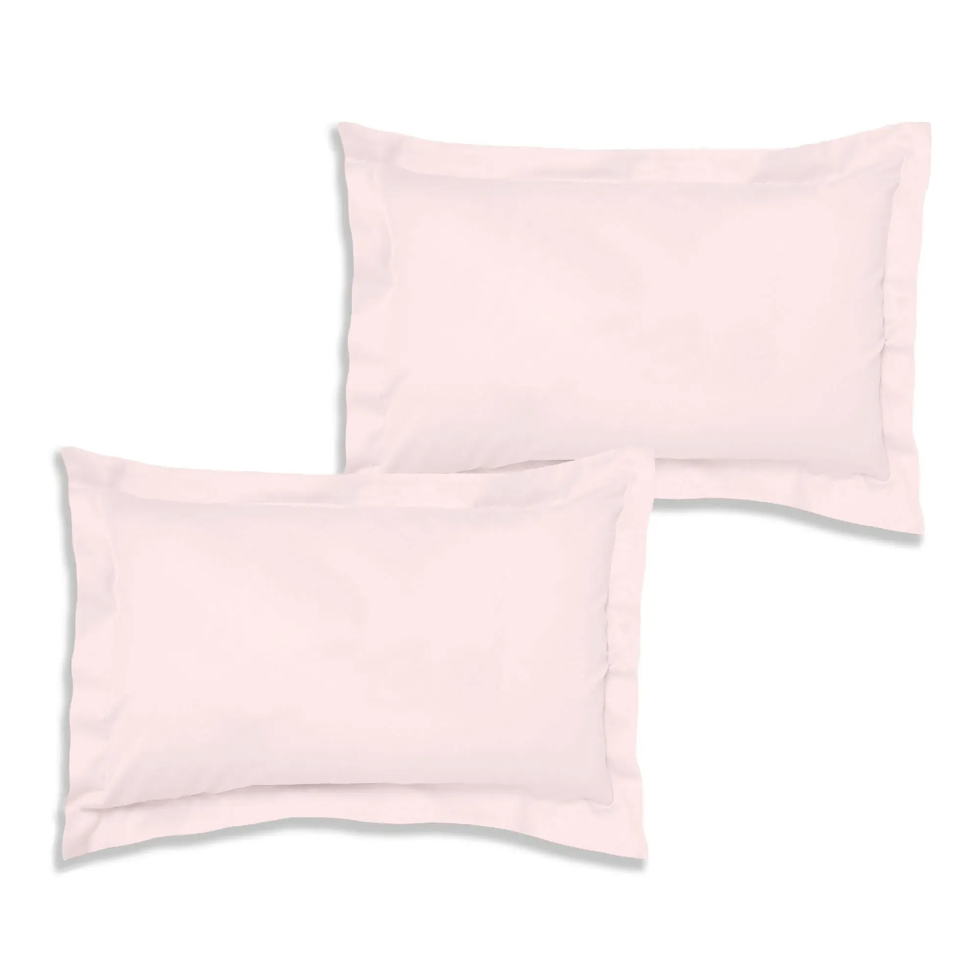 Oxford Pillowcase Pair - Pink, Cotton Percale
