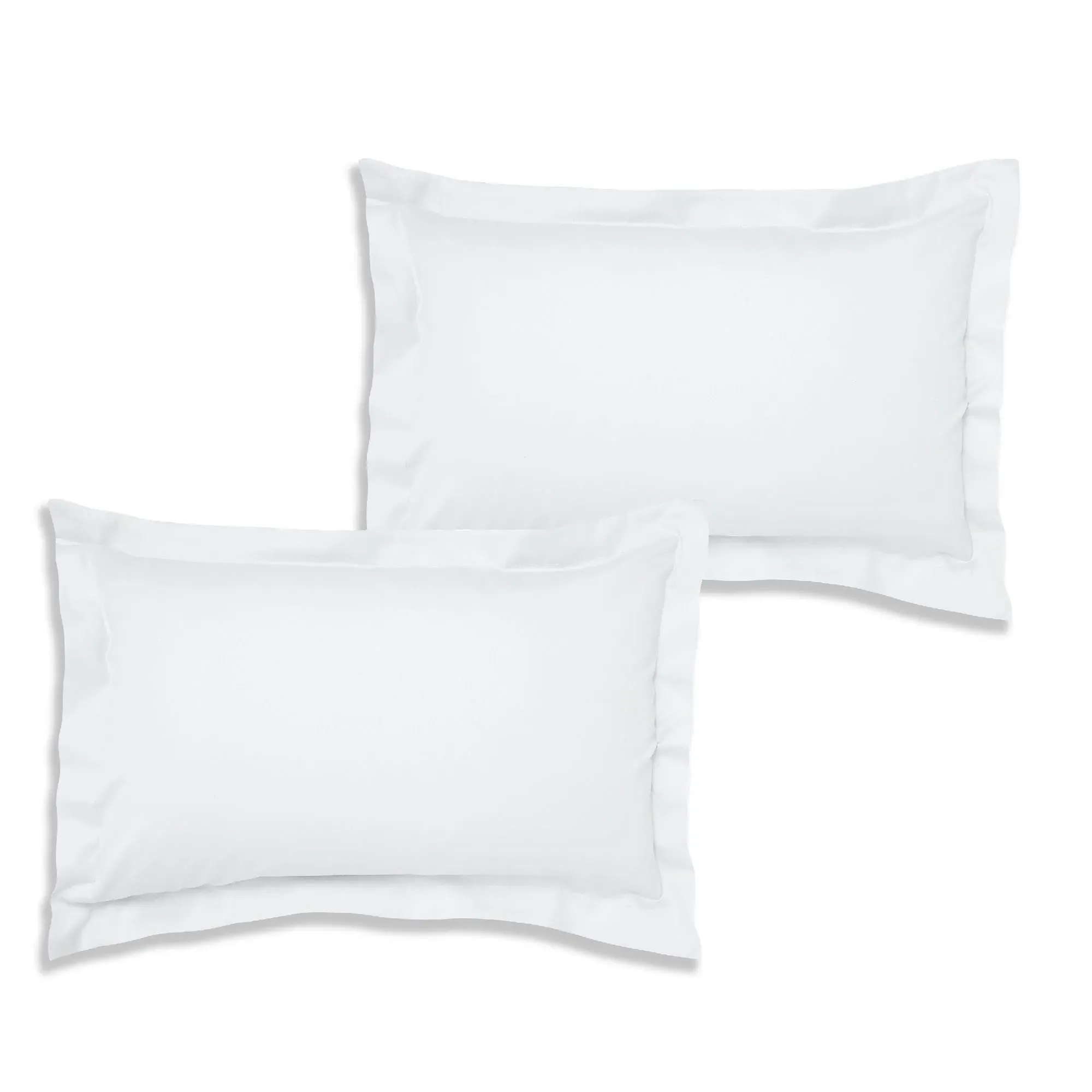 Oxford Pillowcase Pair - White, Cotton Percale