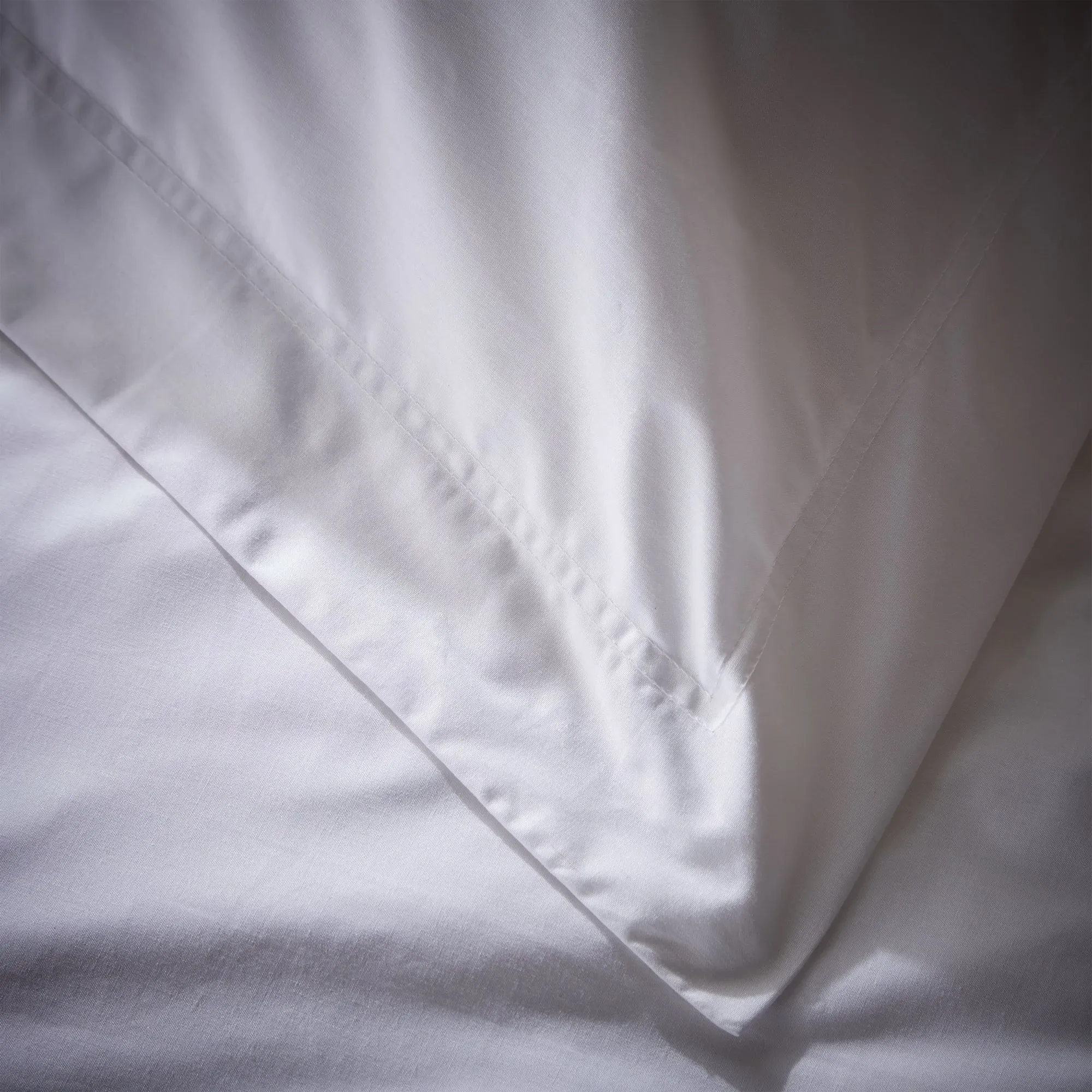 Oxford Pillowcase - White, Cotton TENCEL Blend