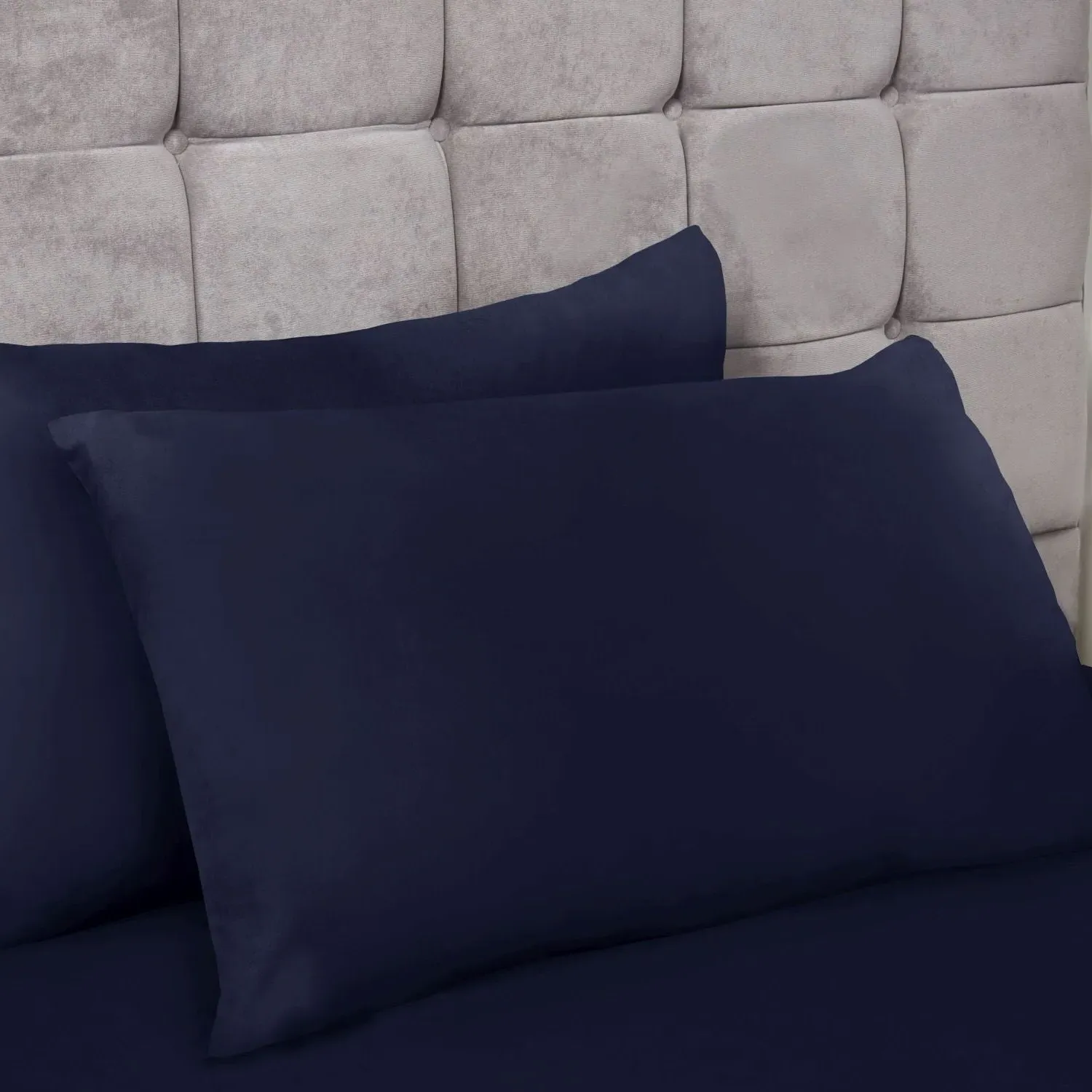 Pair Housewife Pillowcases - Blue