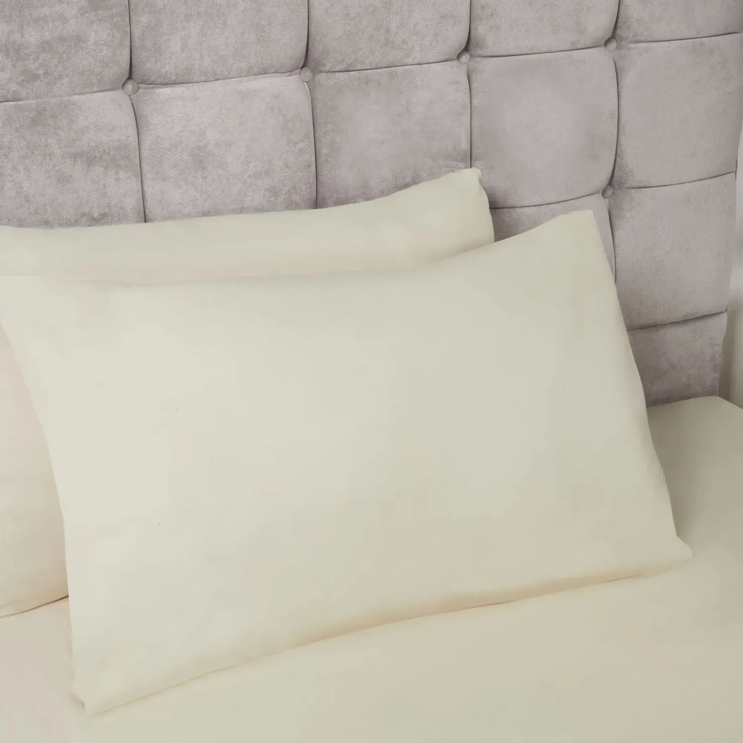 Pair Housewife Pillowcases - Cream