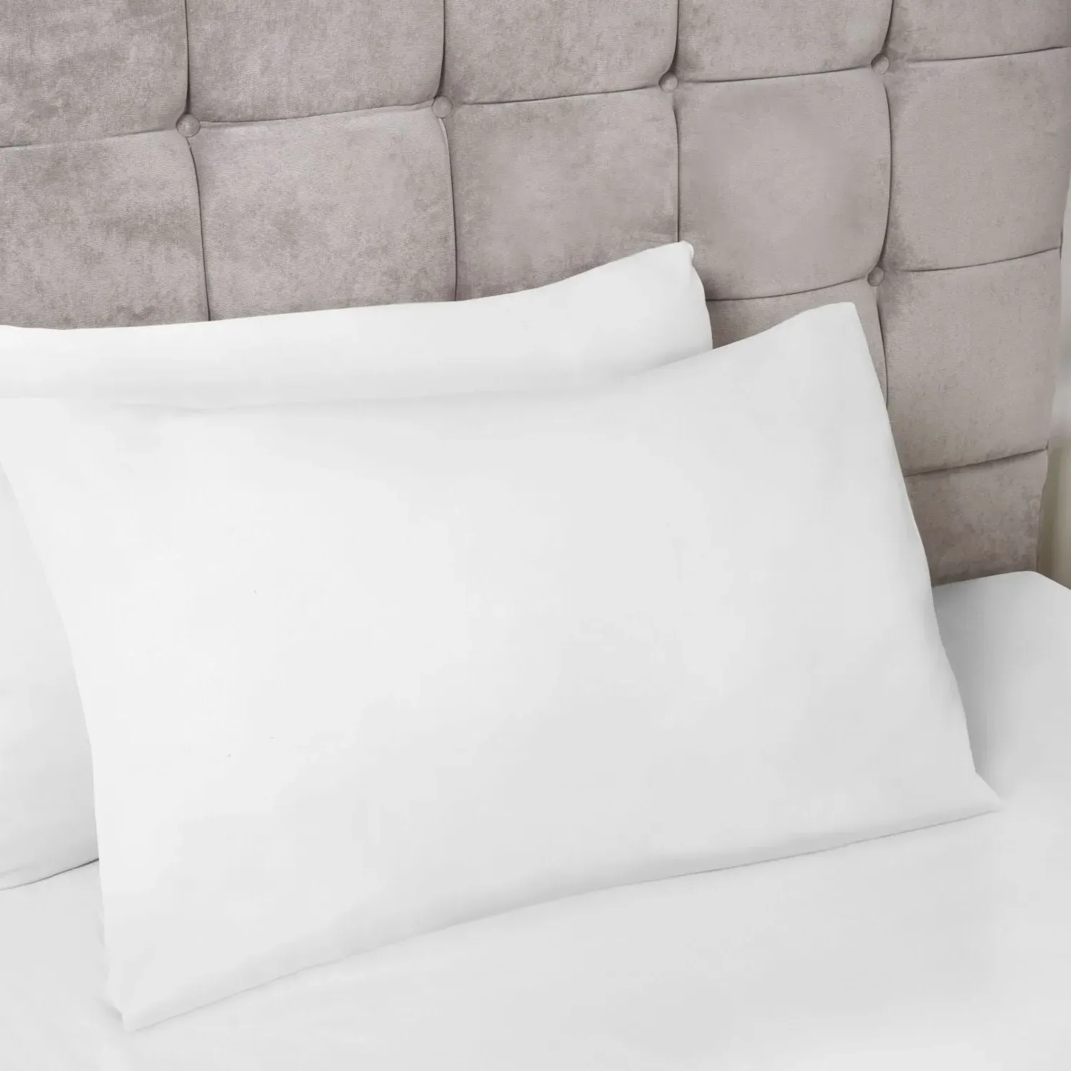 Pair Housewife Pillowcases - White