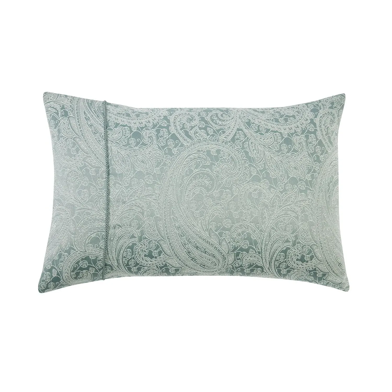 Paisley Housewife Pillowcases Pair - Green