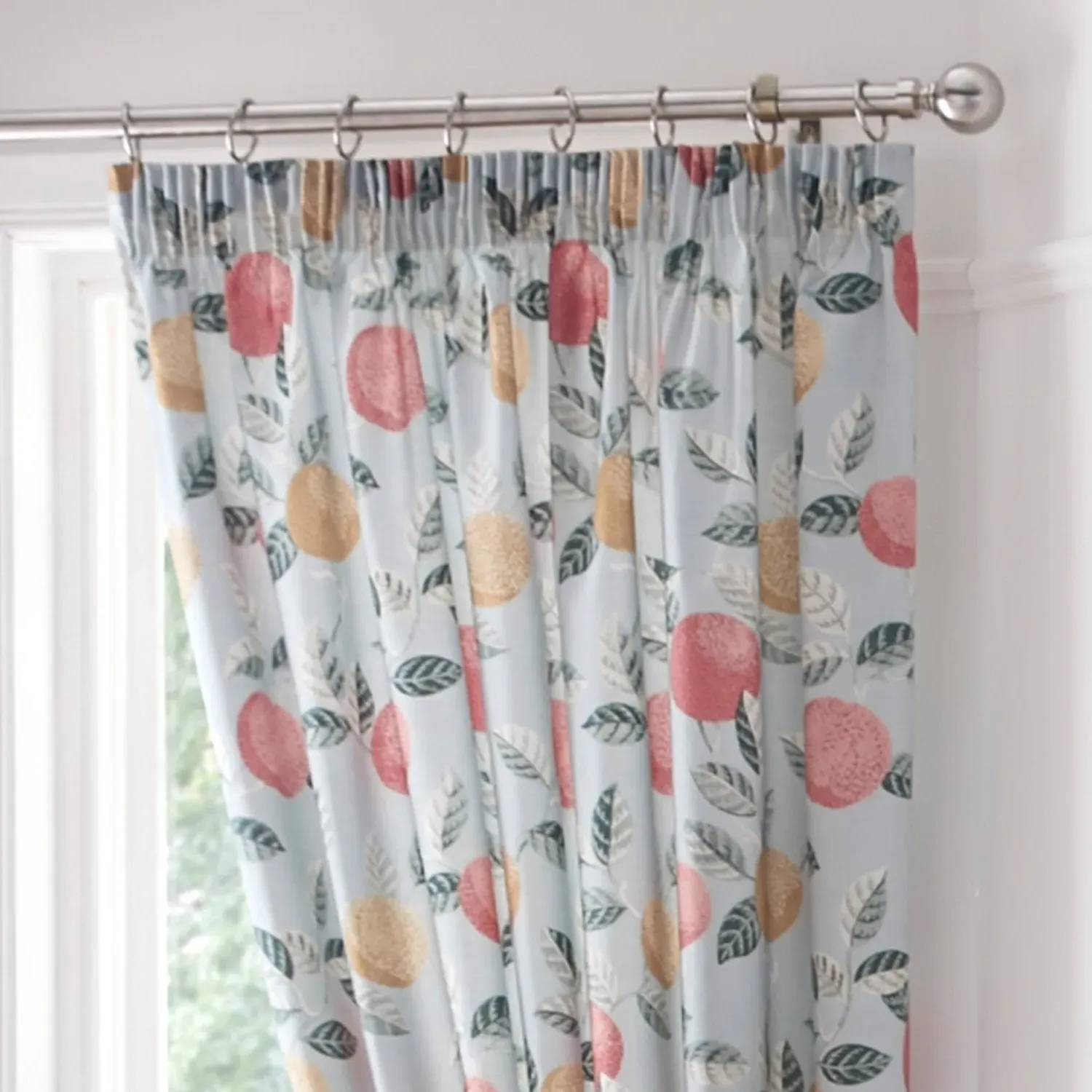 Pencil Pleat Curtains - Green