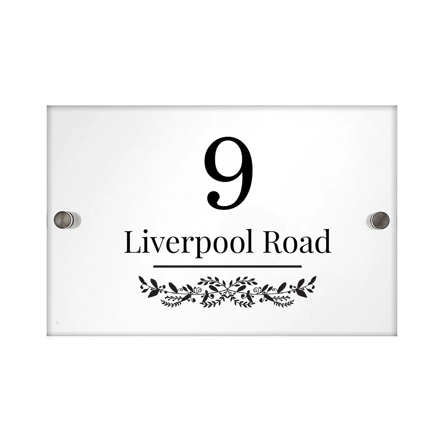Personalised Acrylic House Sign - Clear product