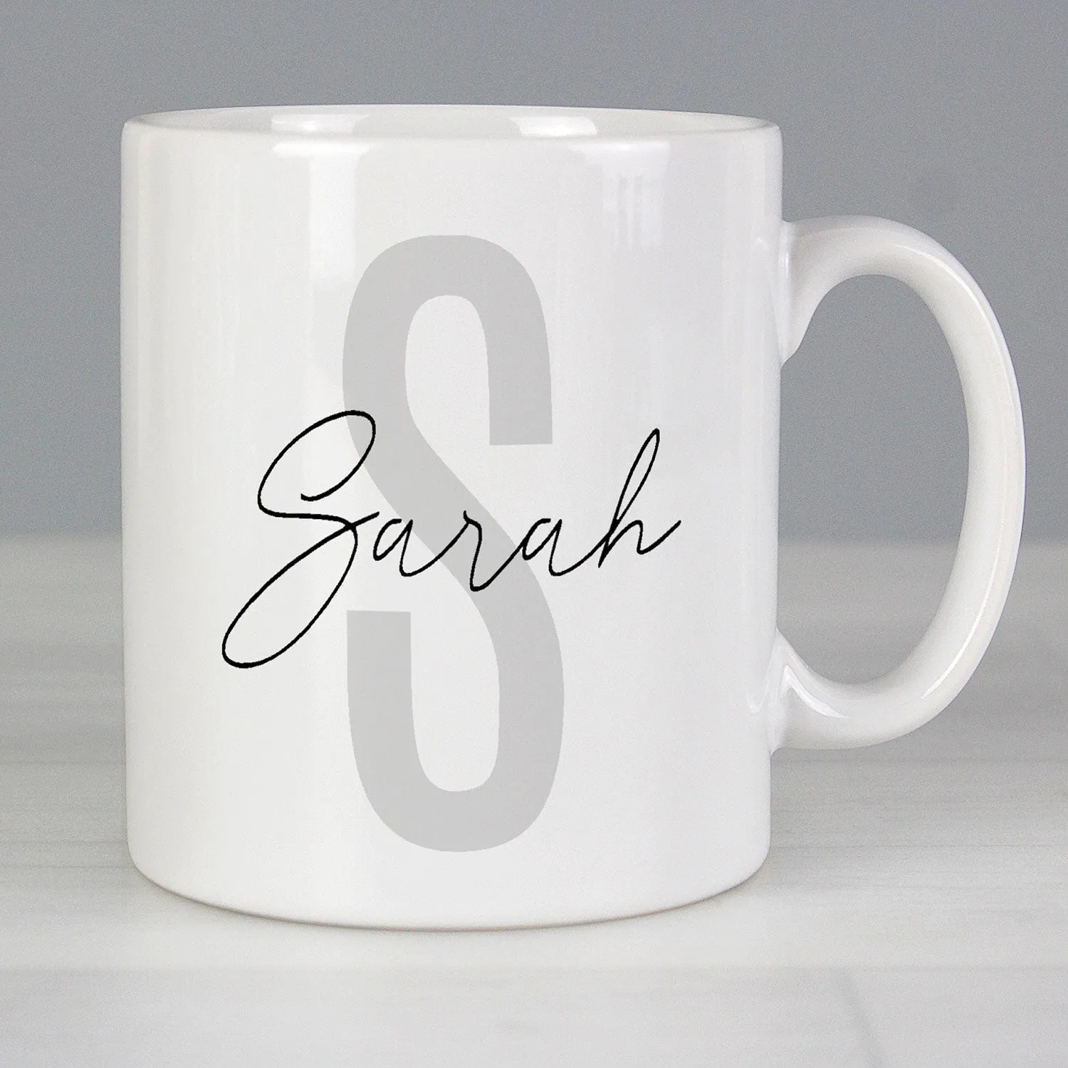 Personalised Initial Mug - White product