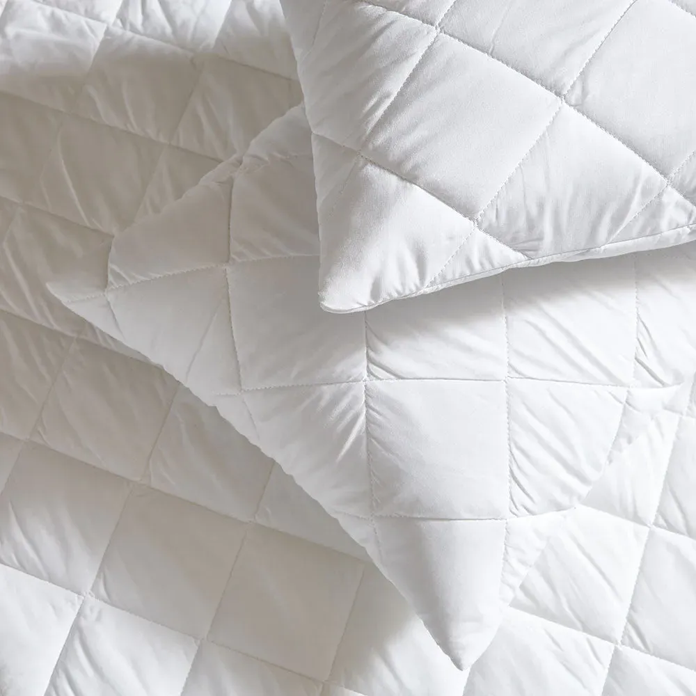 Pillow Protector Pair - White, TENCEL Cotton
