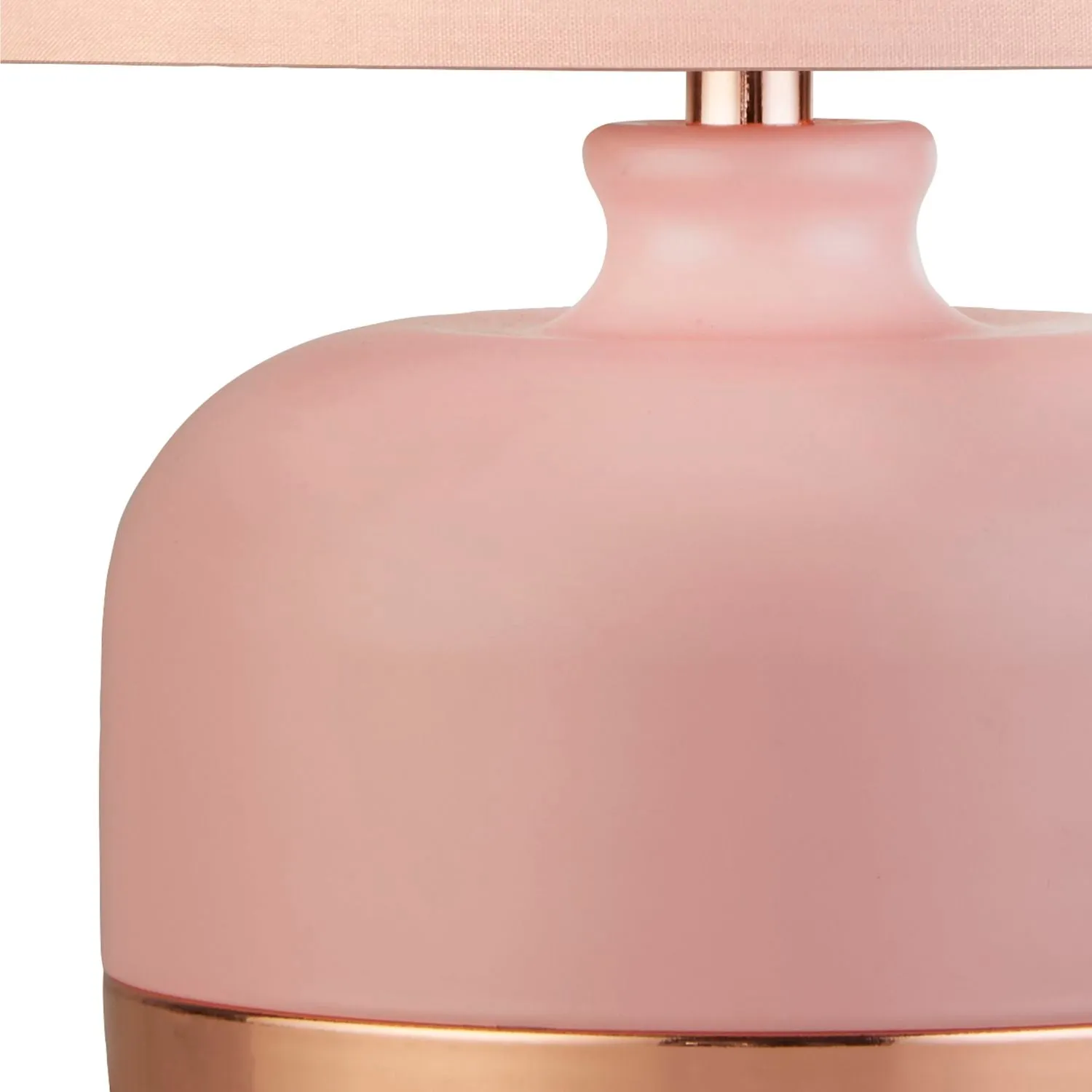 Table Lamp with Shade - Pink, Copper alternate view