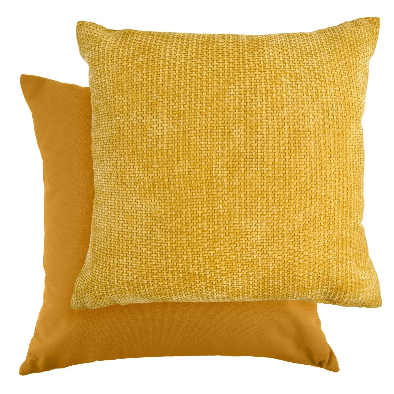 Portland Hatch Cushion Cover Pair - Ochre Yellow product