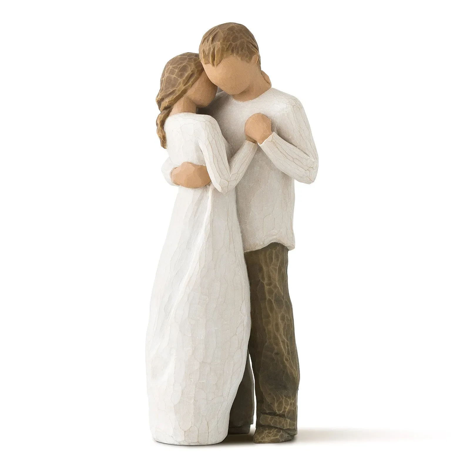 Promise Figurine - White, Cast Stone