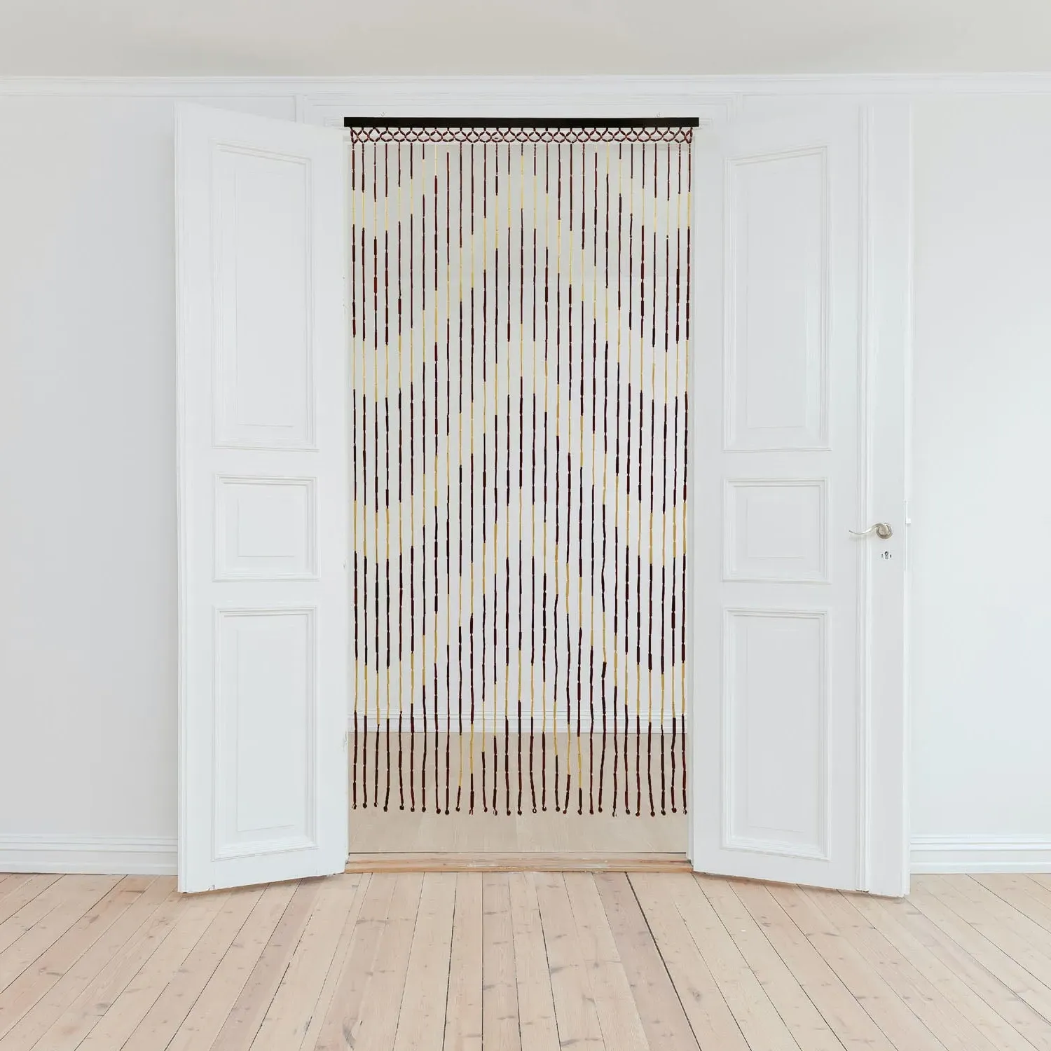 Provence Arrow Beaded Door Curtain - Brown product