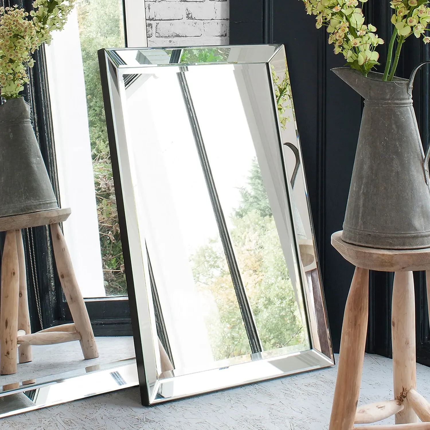 Rectangle Mirror - Silver