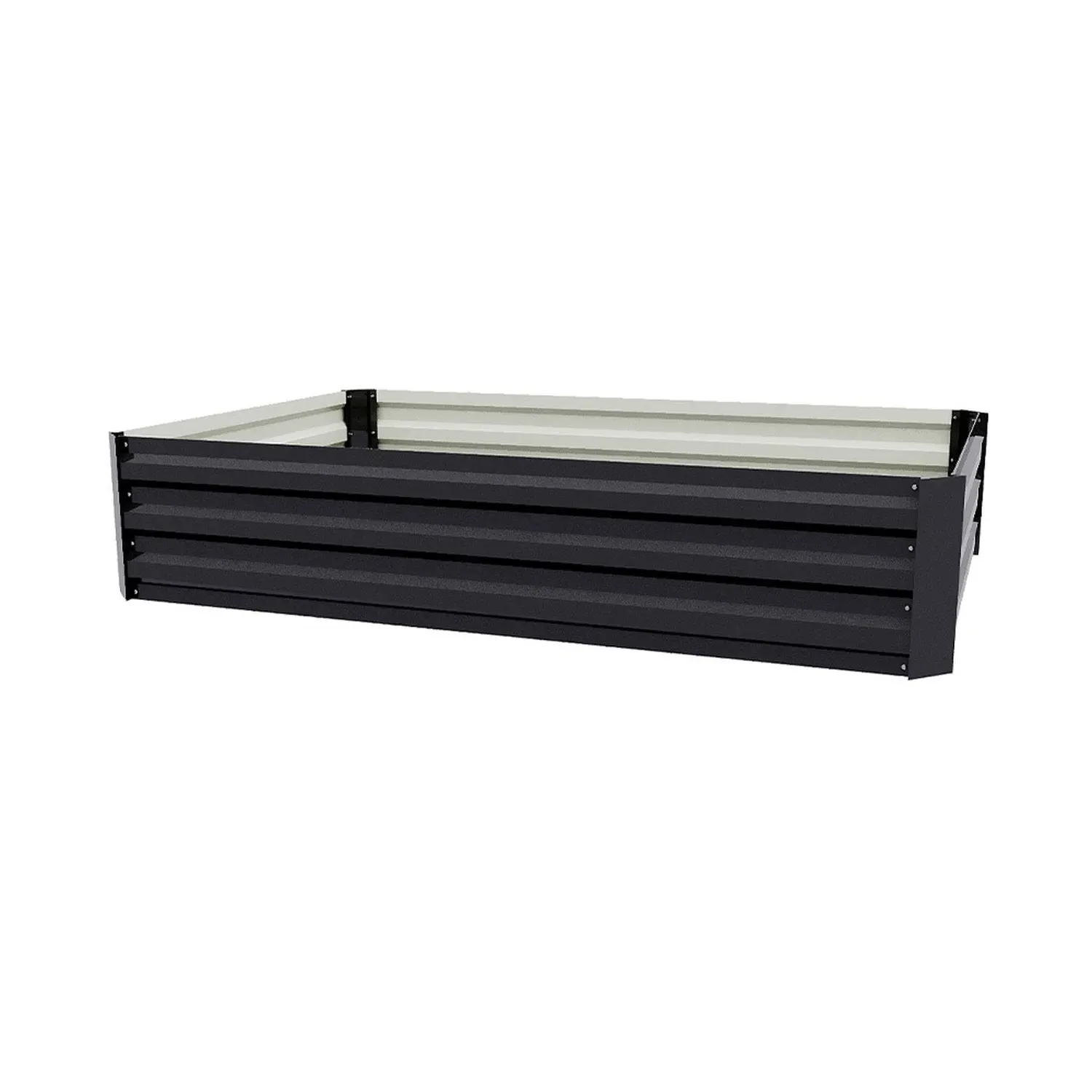 Rectangle Raised Garden Bed - Grey, Steel by Julian Charles
