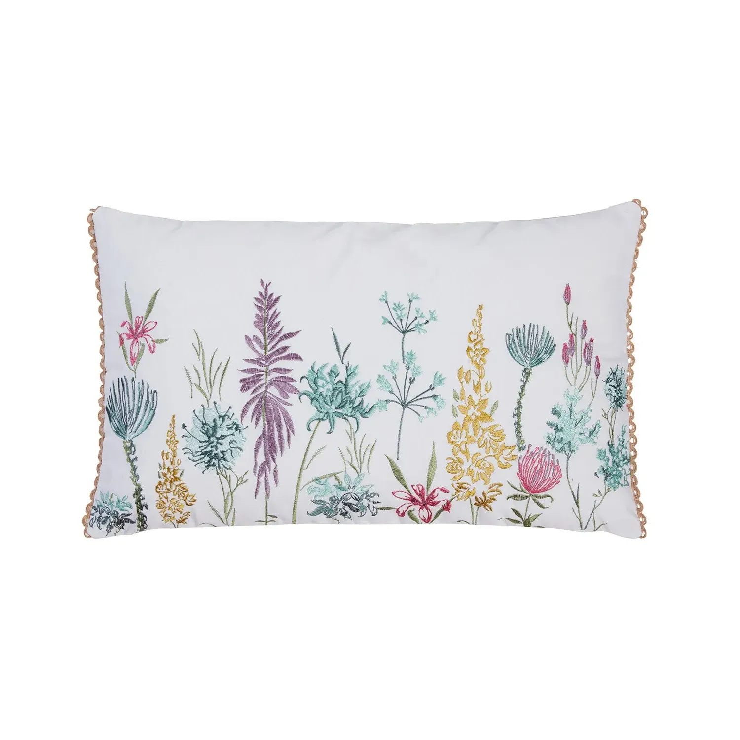Rectangular Cushion Embroidered - Multi, Cotton image