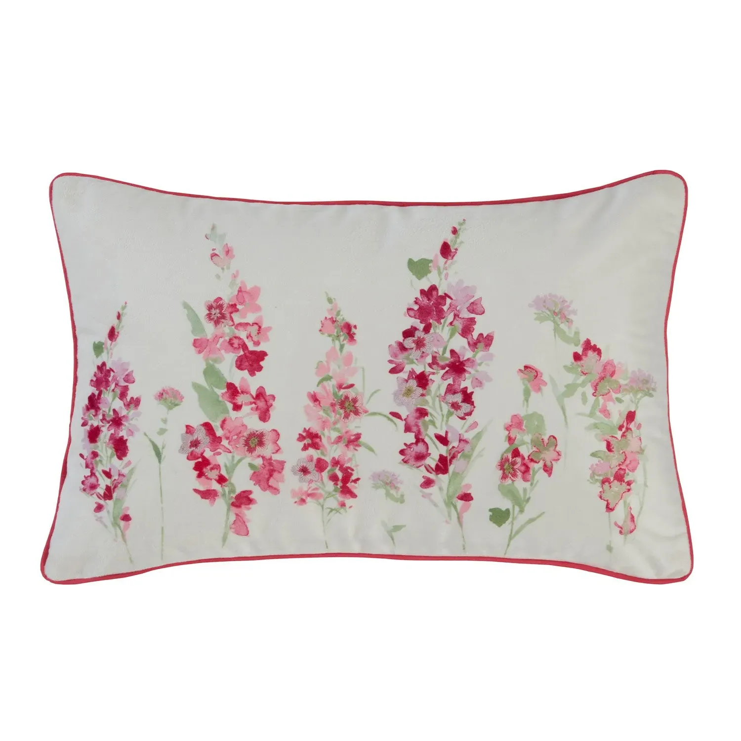 Rectangular Cushion Wildflower Print - Pink image