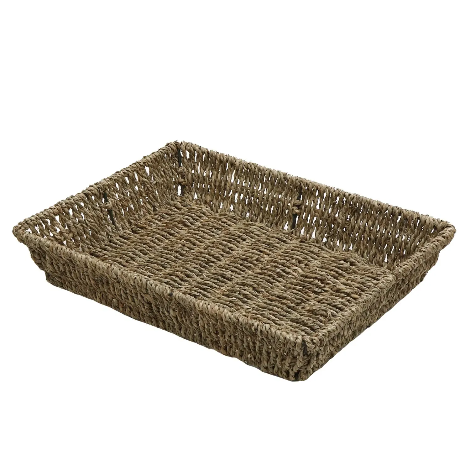 Rectangular Seagrass Storage Tray - Natural product