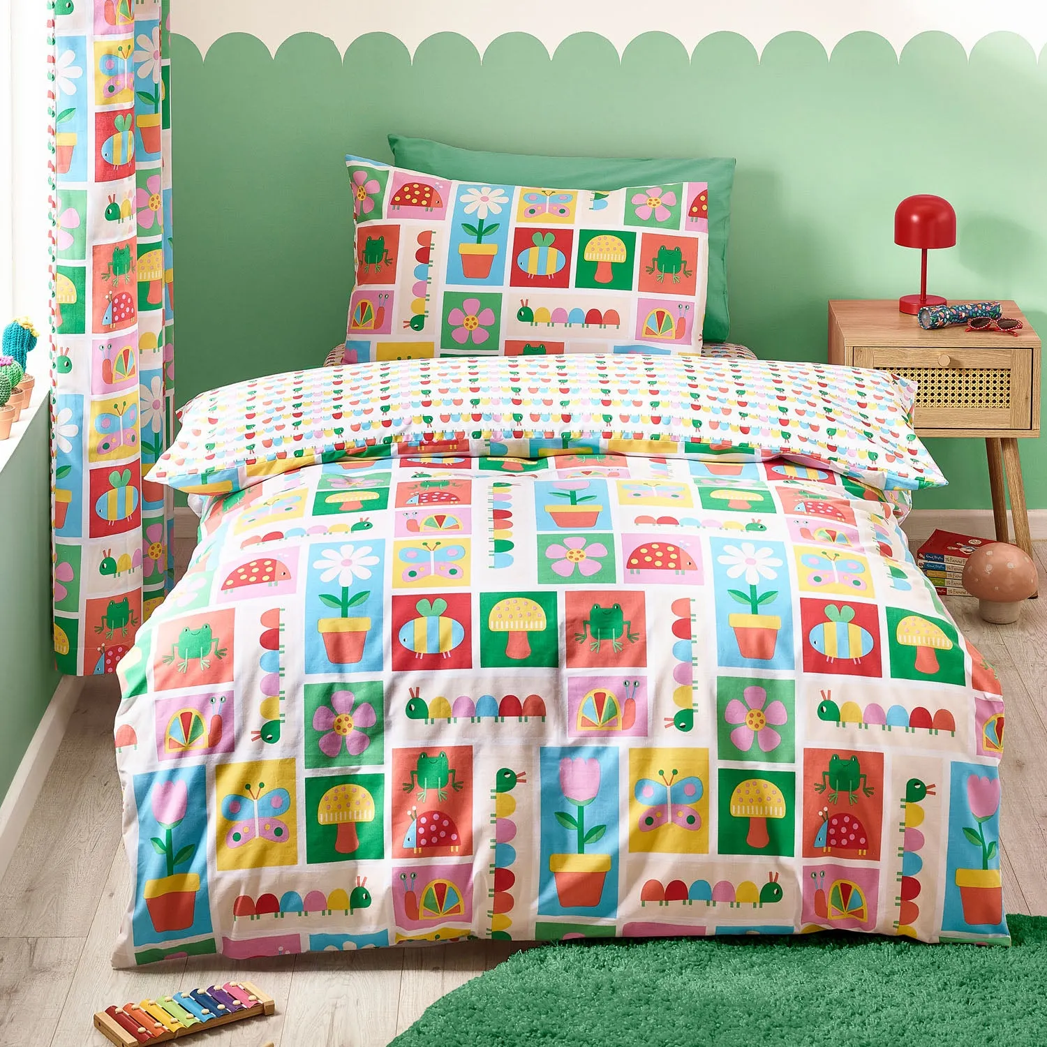 Reversible Duvet Set - Multi, Cotton Blend