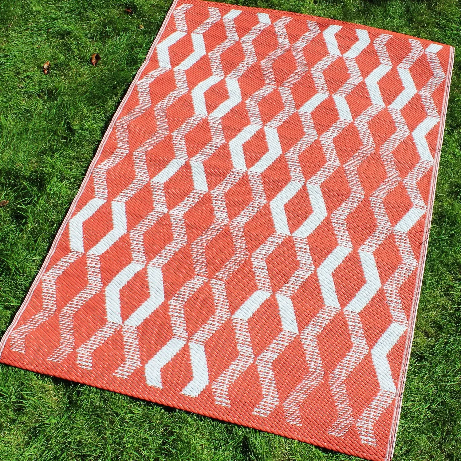 Rico Geometric Outdoor Rug - Orange product