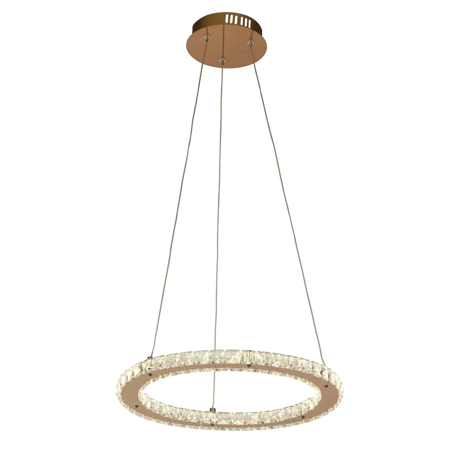 Ring LED Pendant Light - Gold, Steel