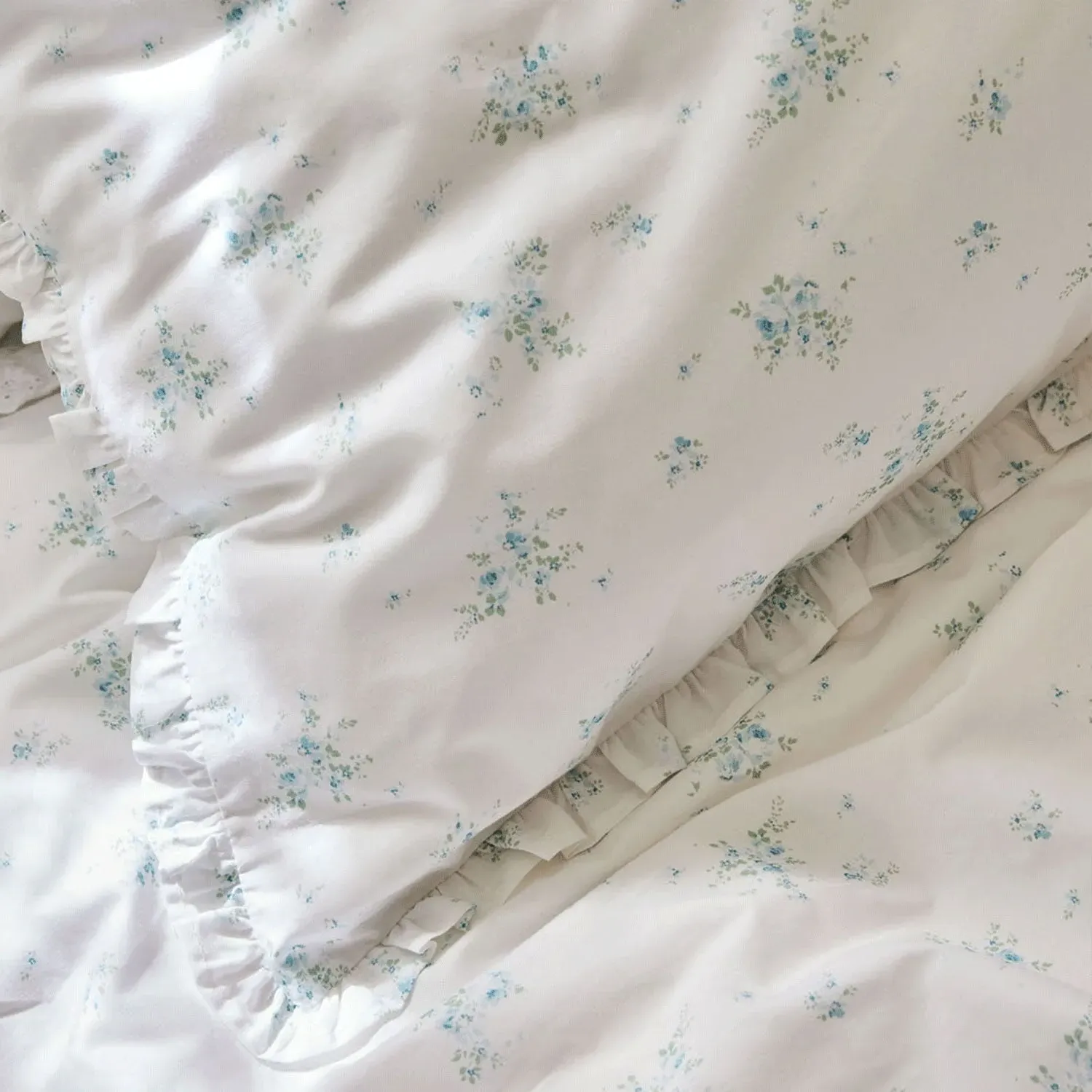 Rosabelle by Rachel Ashwell Single Duvet Set - Blue, Cotton by Julian Charles, image 2