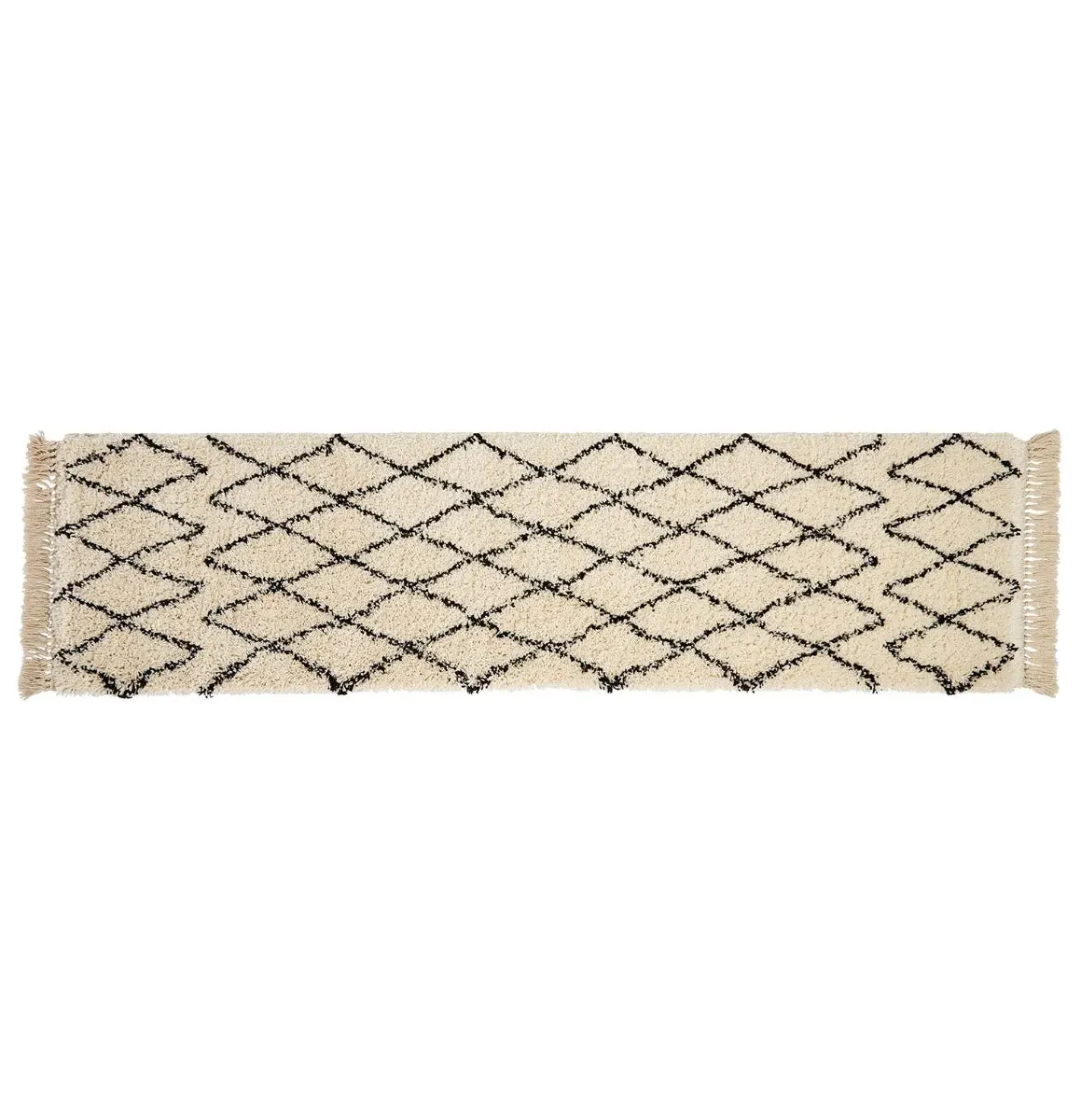 Runner Rug Moroccan Style - White image