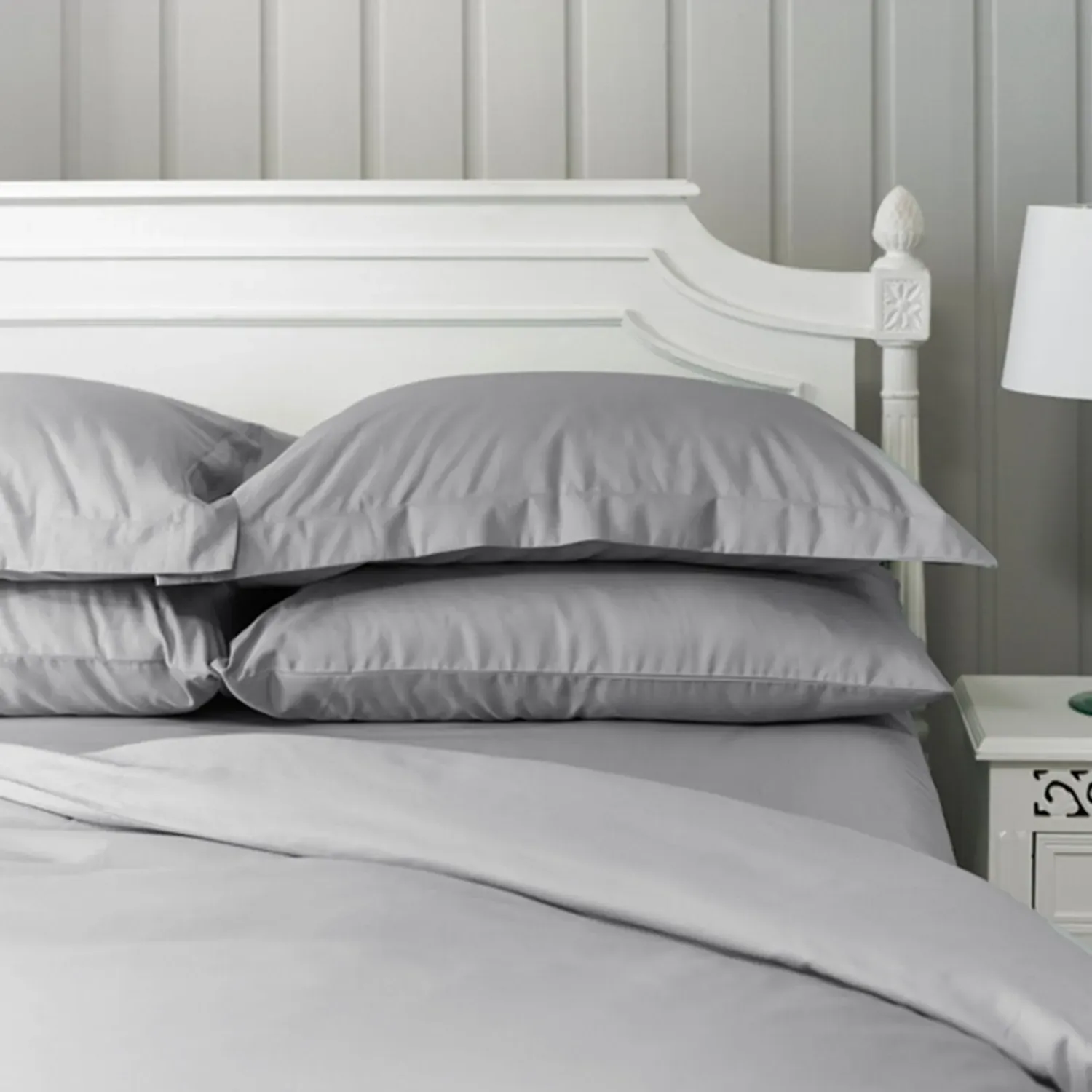 Savoy Oxford Pillowcase 400TC - Grey, Cotton Sateen product