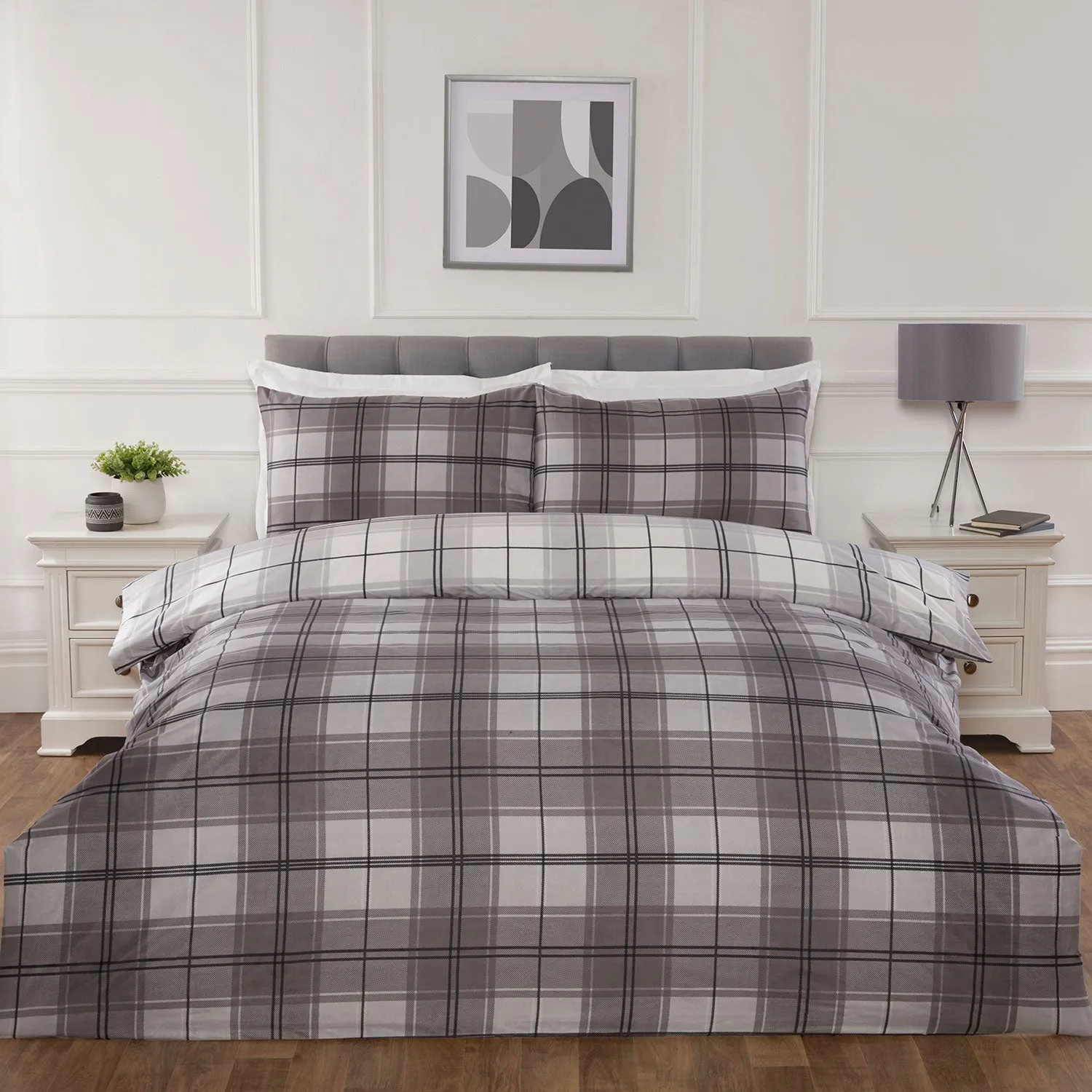 Seattle Single Reversible Duvet Set - Grey product