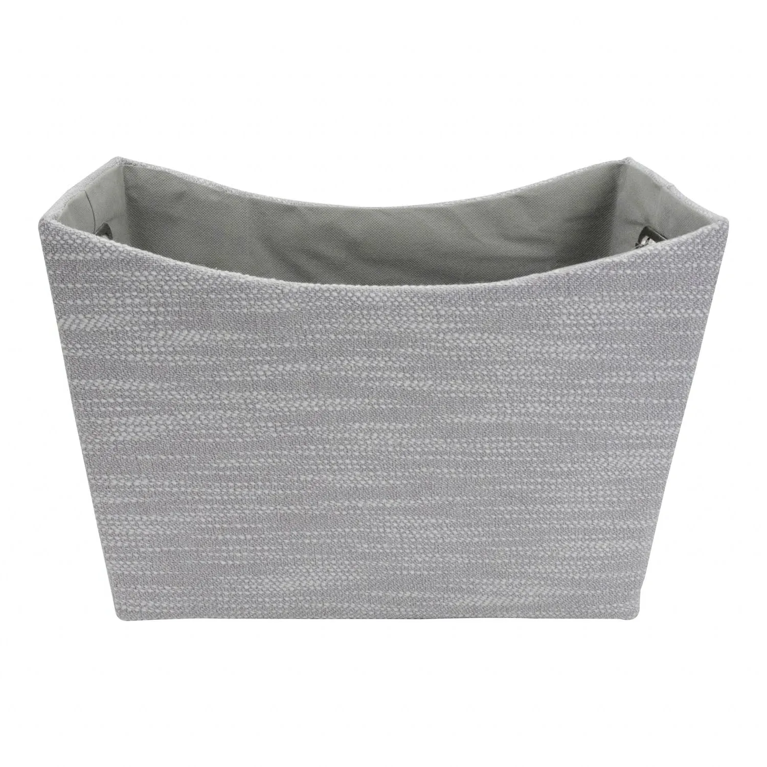 Serena Tapered Magazine Storage Holder - Grey, Woven Fabric product