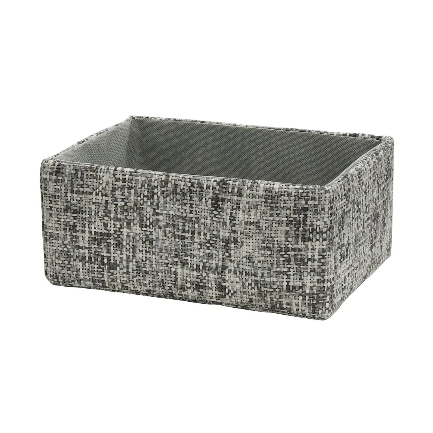Set of 2 Storage Baskets - Grey, Paper image