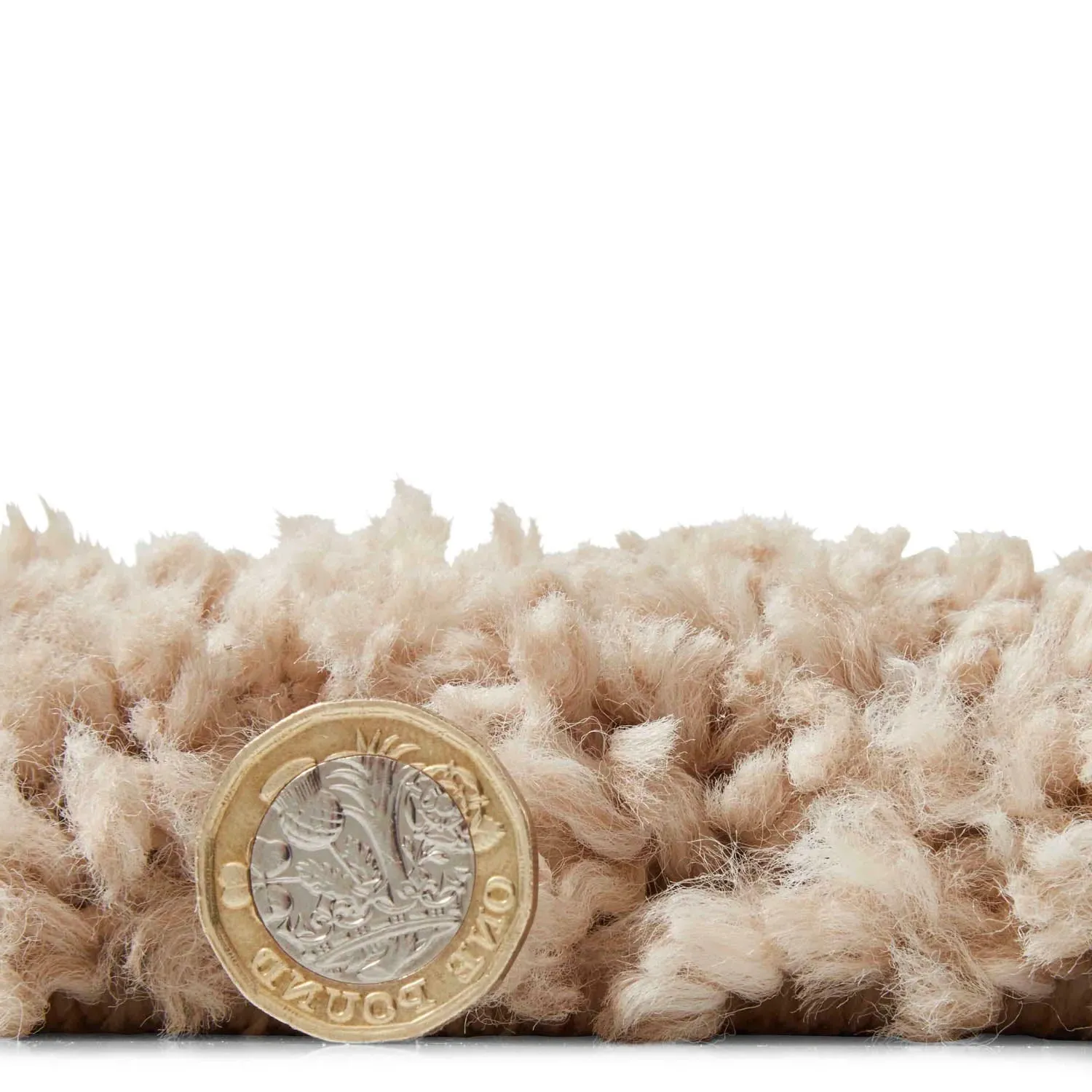 Rectangular Shaggy Rug - Brown, Polypropylene by Julian Charles, alternate view