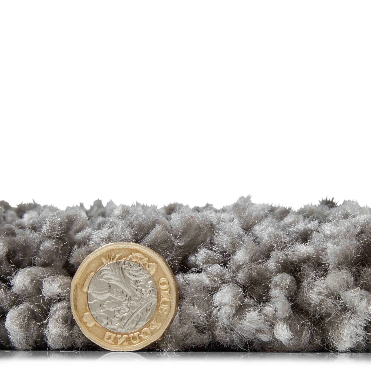 Rectangular Shaggy Rug - Grey, Polypropylene by Julian Charles, image 2