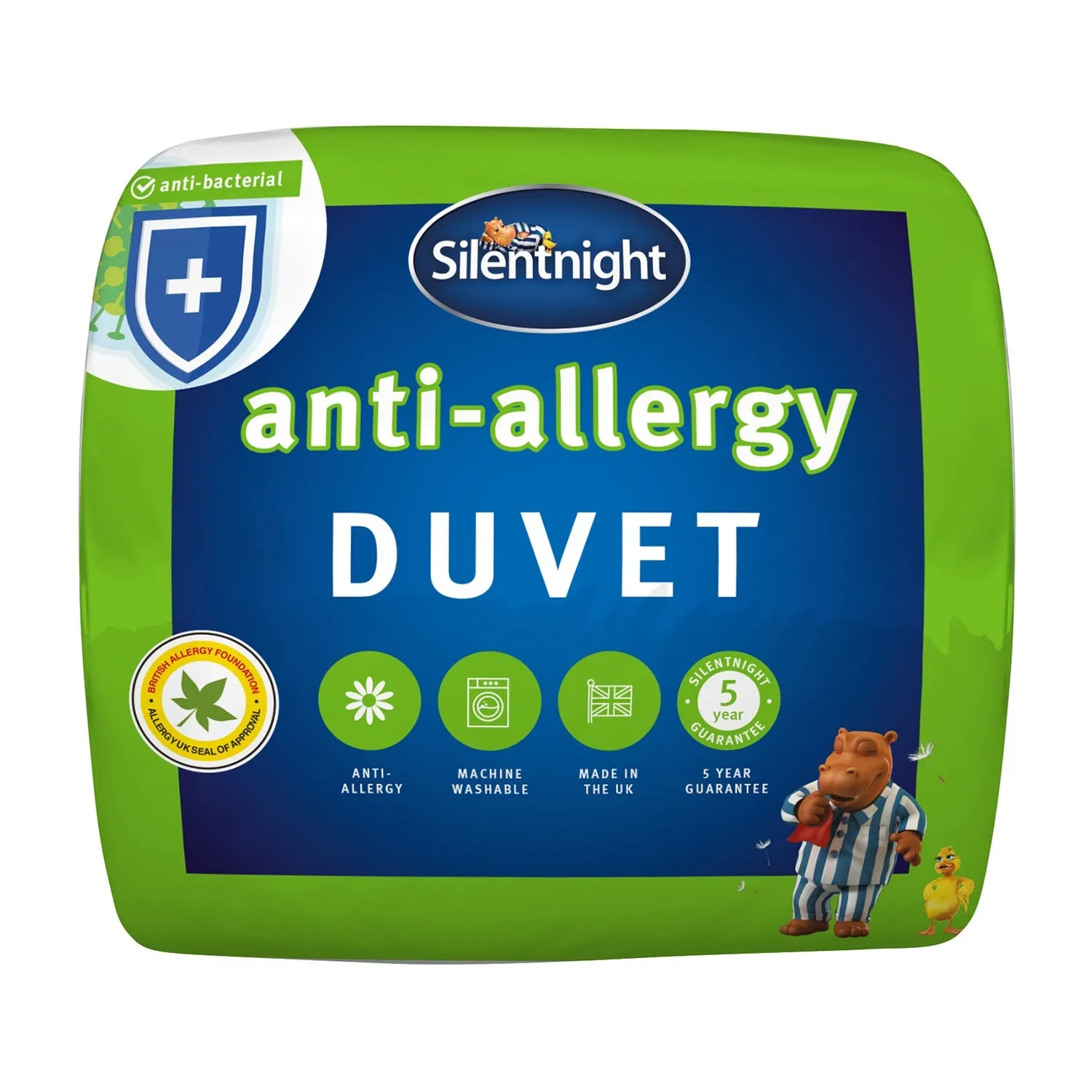 Silentnight Anti-Allergy 4.5 Tog Single Duvet - White product