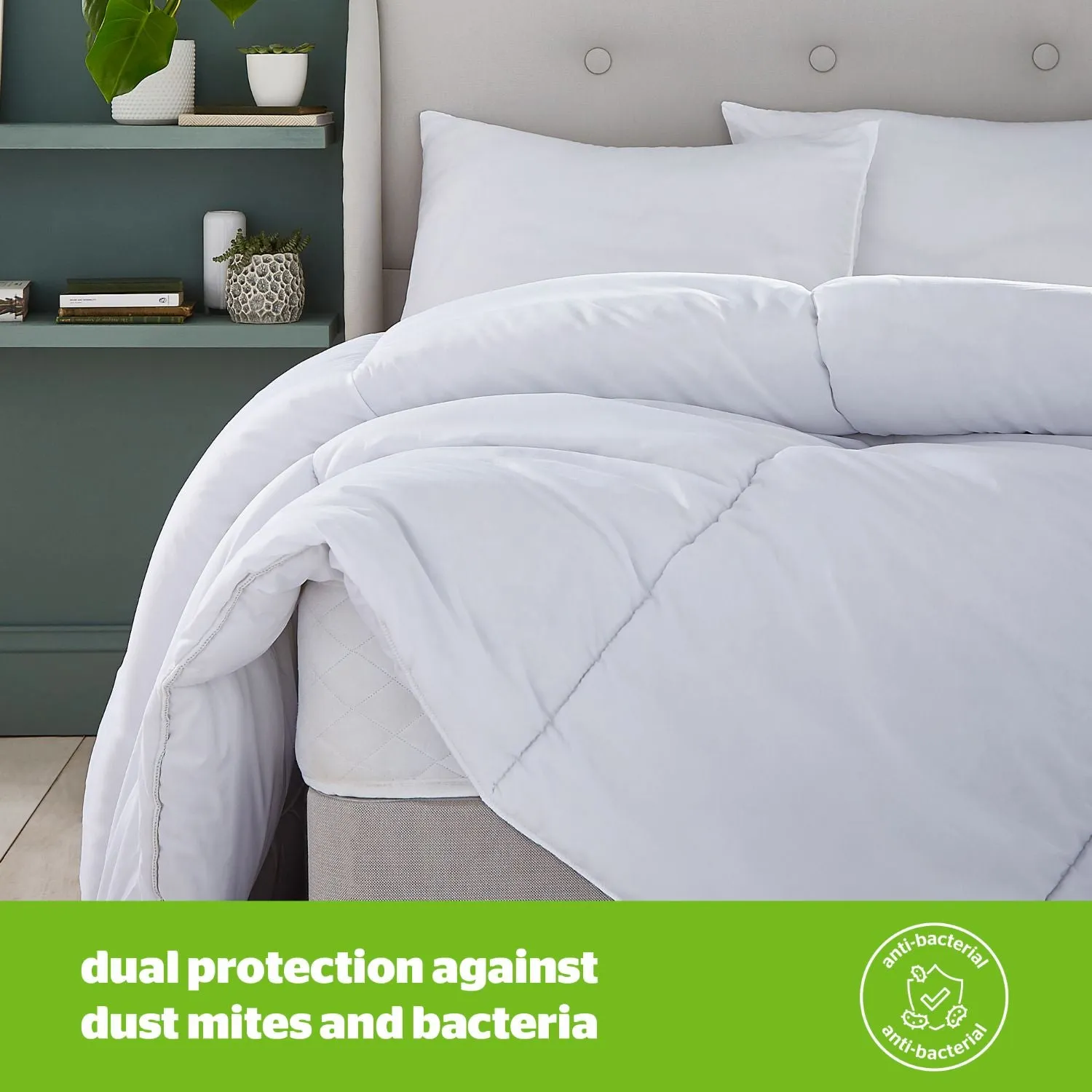 Silentnight Anti-Allergy 7.5 Tog Single Duvet - White alternate view