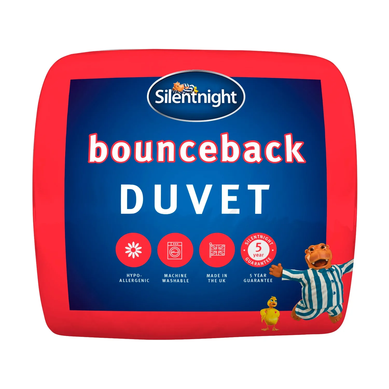 Silentnight Bounceback Single Duvet 10.5 Tog - White product