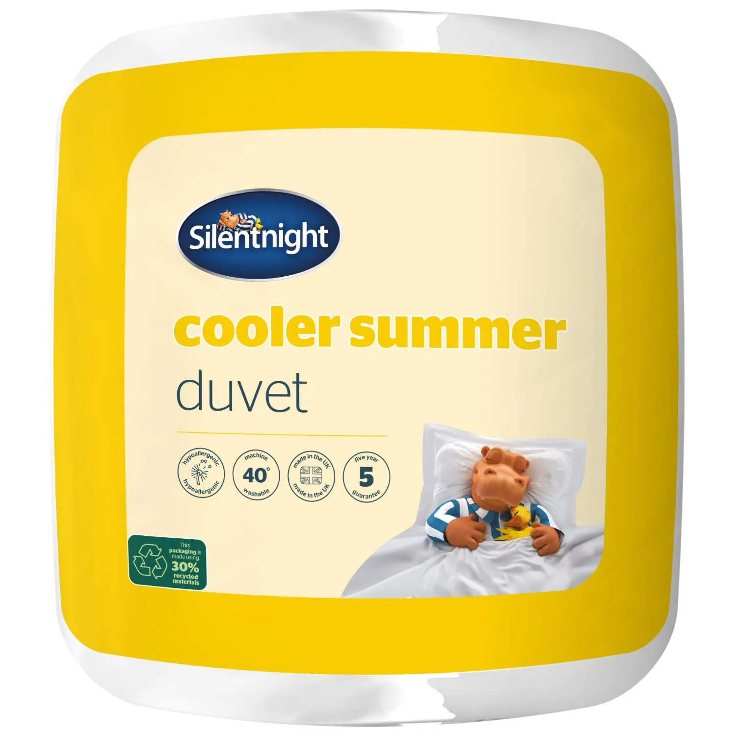 Silentnight Cooler Summer Single 4.5 Tog Duvet - White product