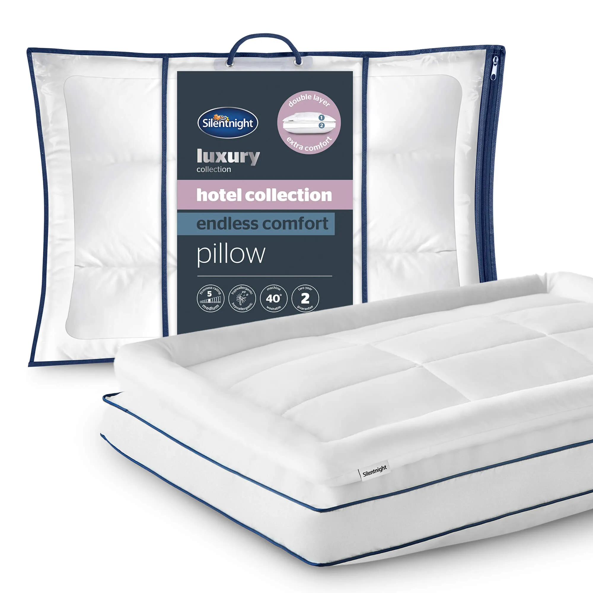 Silentnight Hotel Collection Endless Comfort Pillow - White product