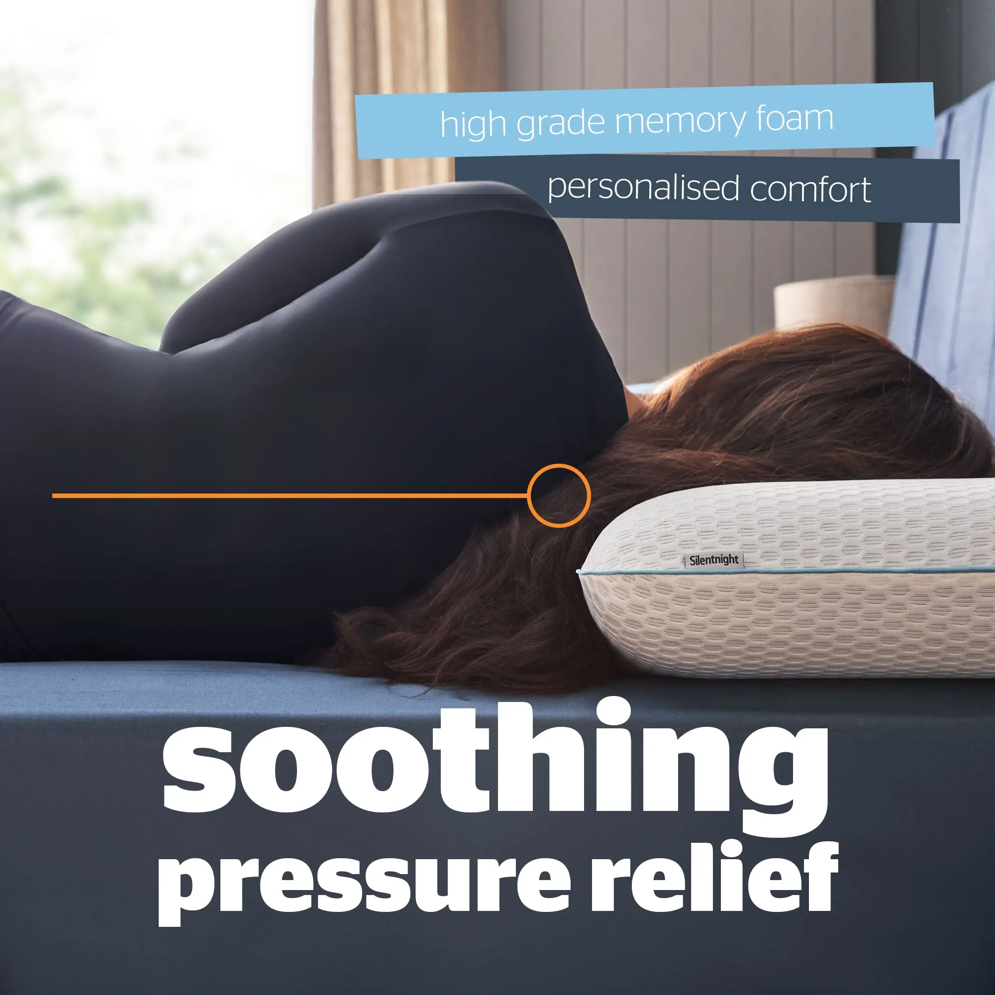 Silentnight Impress Cooling Memory Foam Pillow - White alternate view