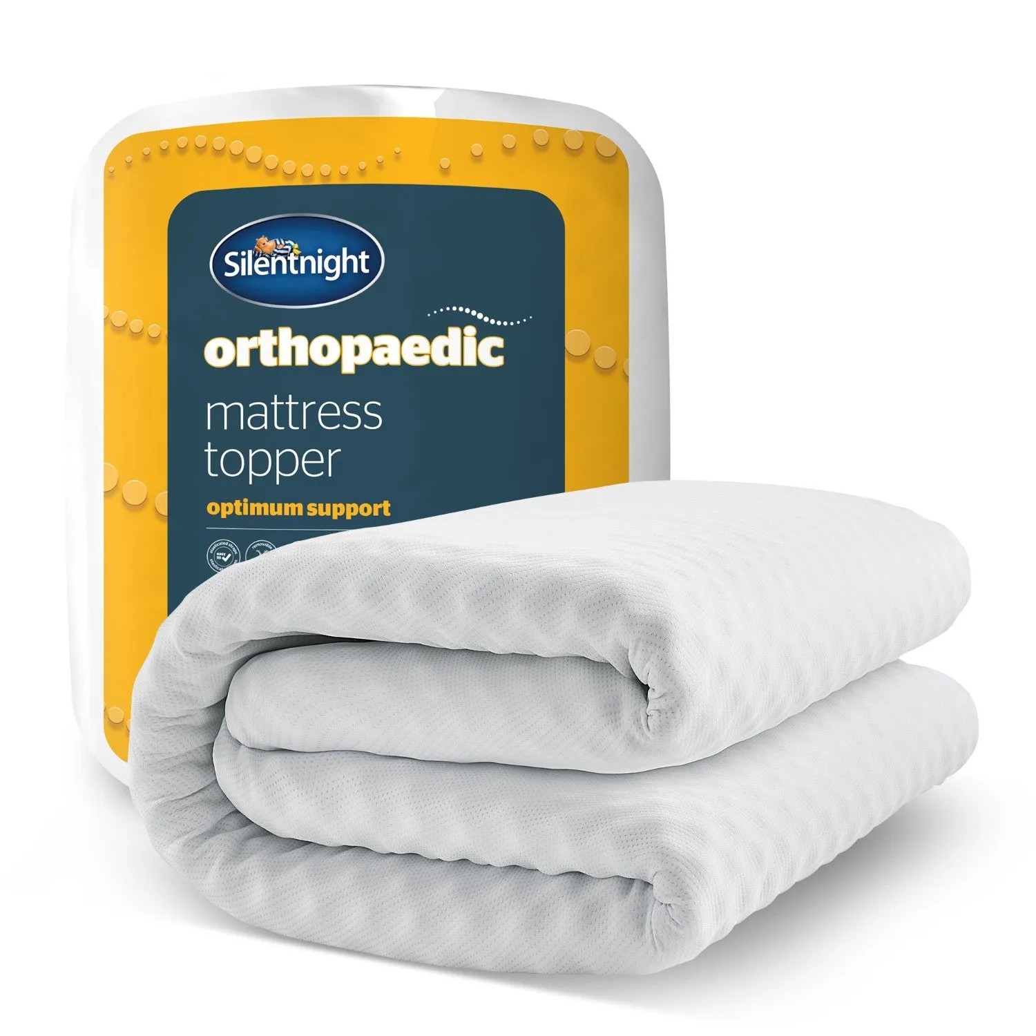 Silentnight Orthopaedic Single Mattress Topper - White product