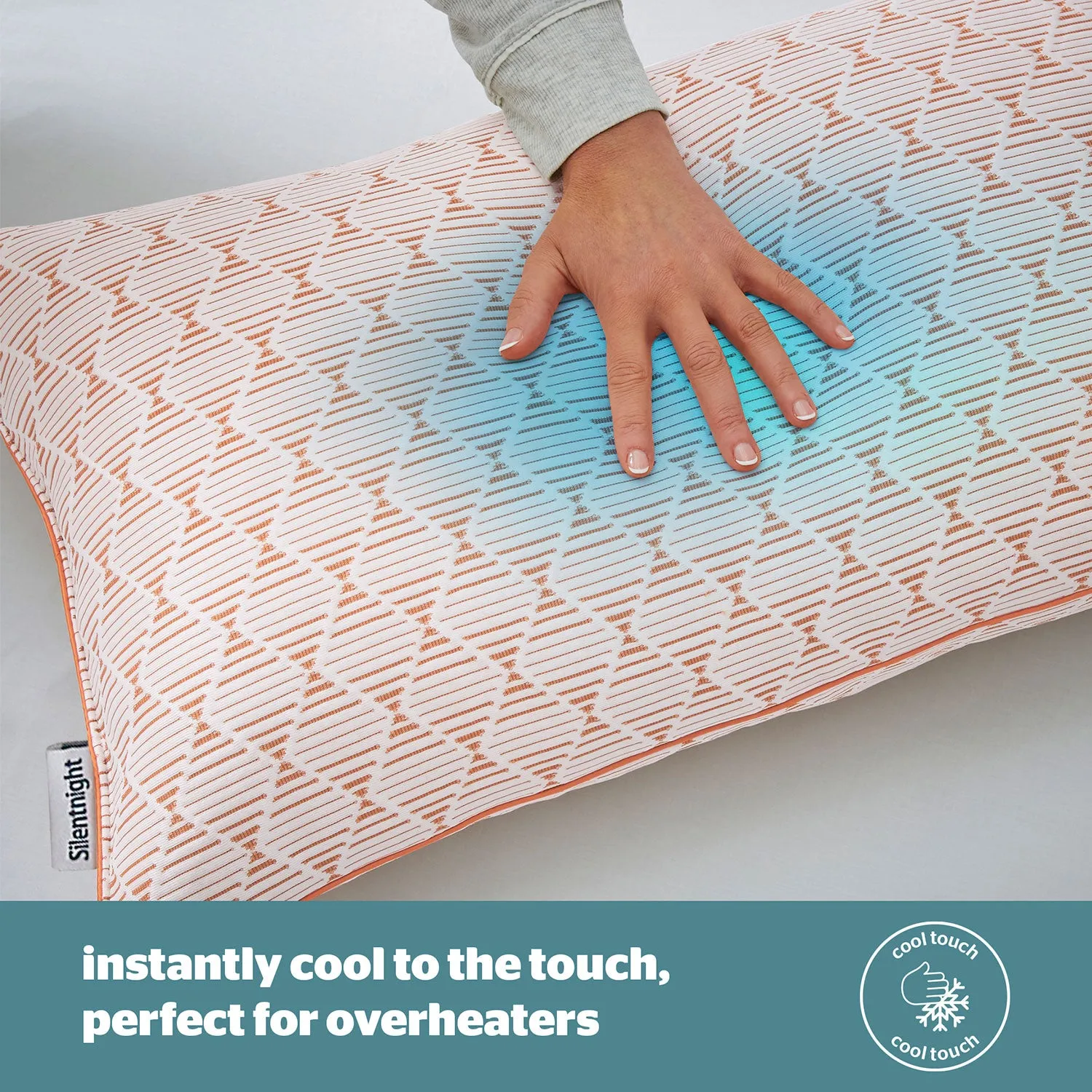 Silentnight Restore Cooling Copper Pillow - White alternate view