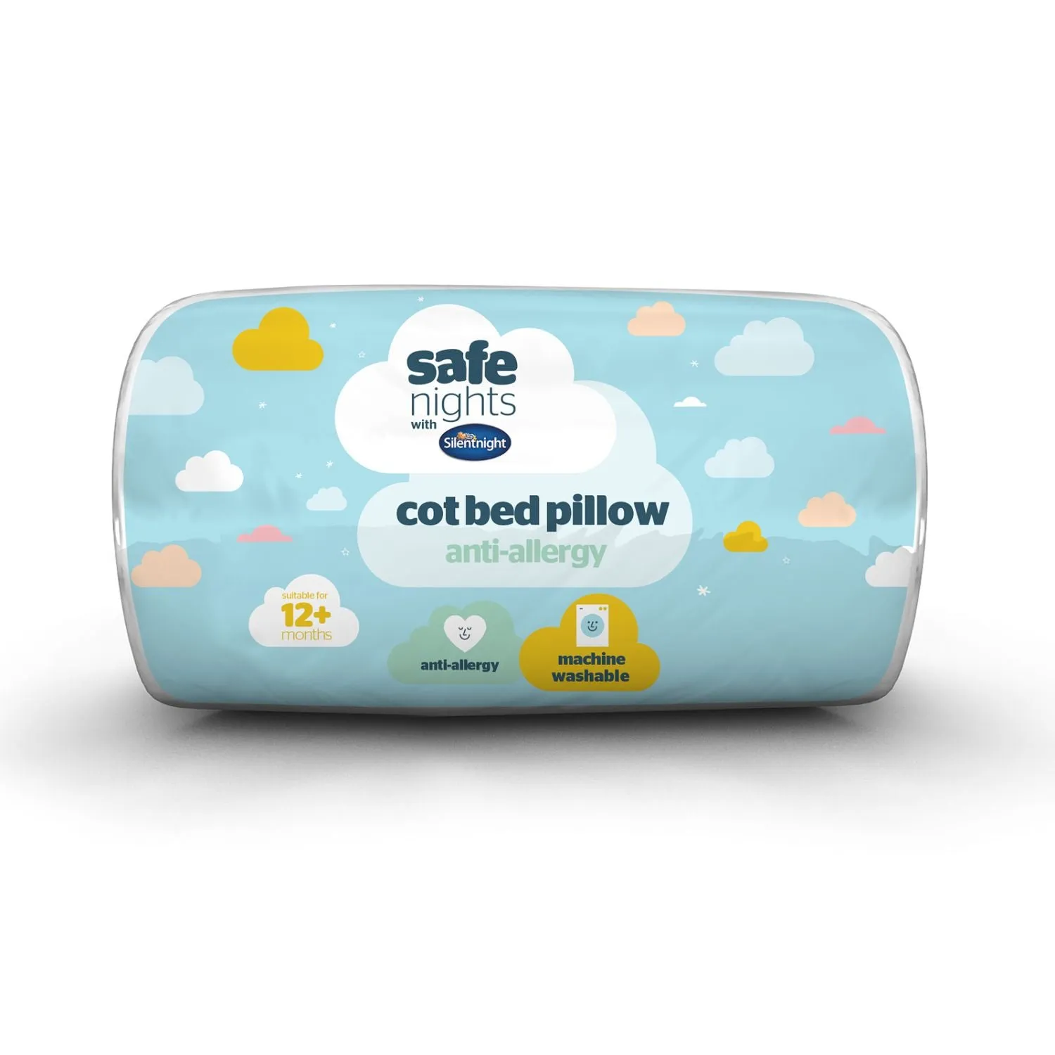 Silentnight Safe Nights Anti Allergy Cot Bed Pillow - White product
